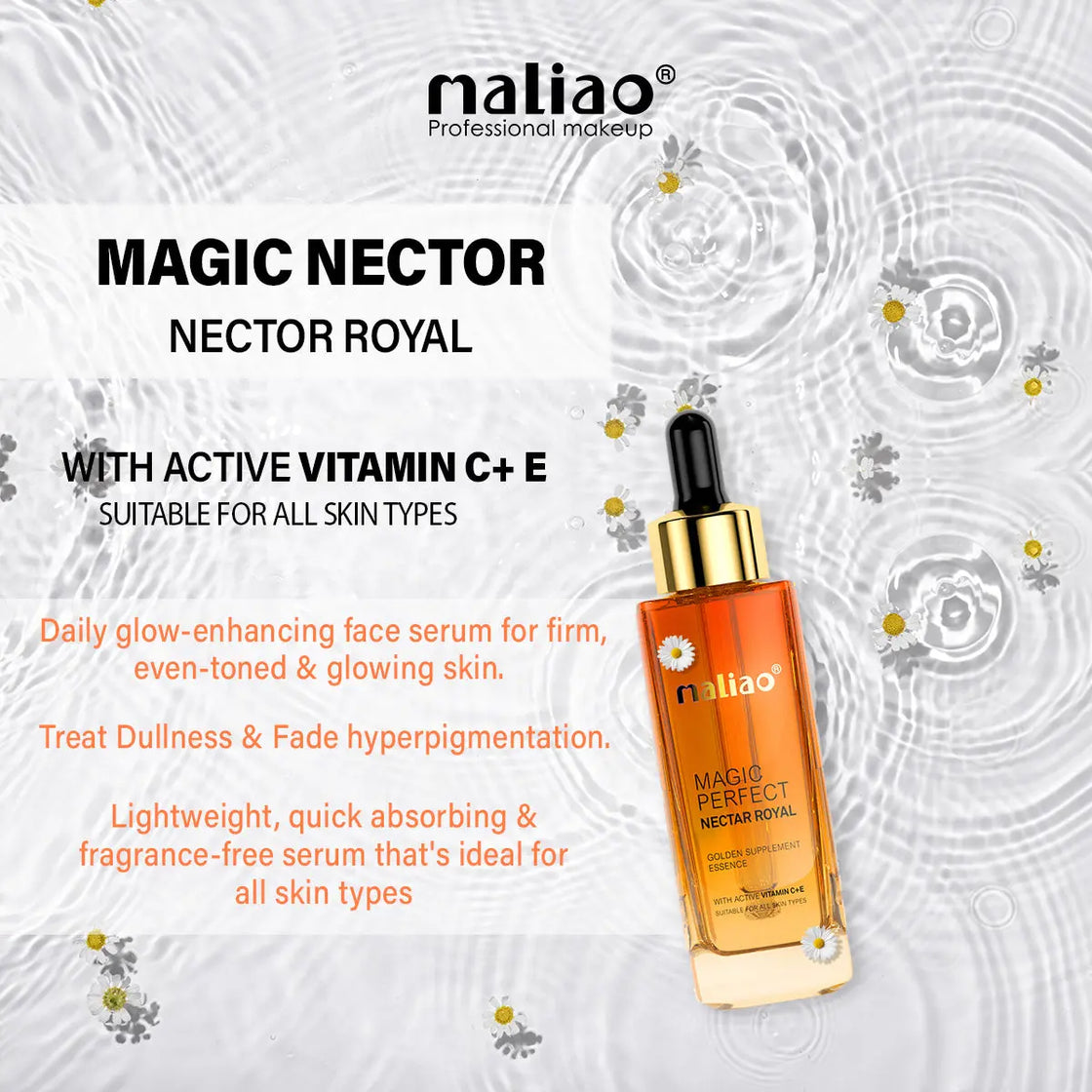 Maliao Magic Perfect Nectar Royal Active Vitamin C + E - Your Beauty Elixir Maliao Professional Makeup