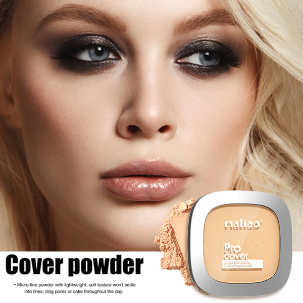 Maliao Pro Cover Super-Blendable Perfecting Compact Powder - Seamless Perfection for Every Skin Tone Maliao Professional Makeup