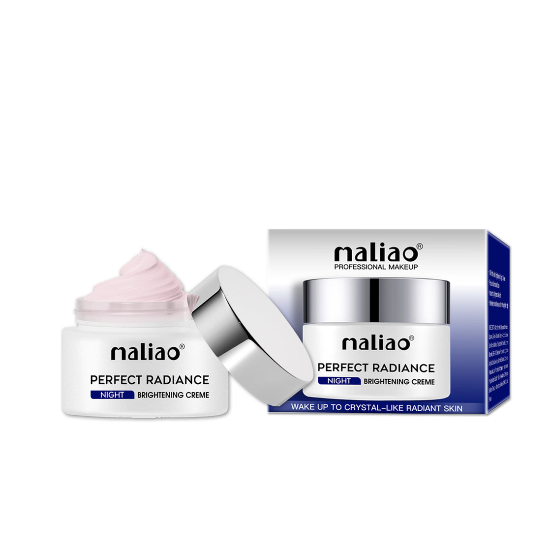 Maliao Perfect Radiance Night Cream - Brightening & Hydrating Crème for Overnight Skin Rejuvenation Maliao Professional Makeup