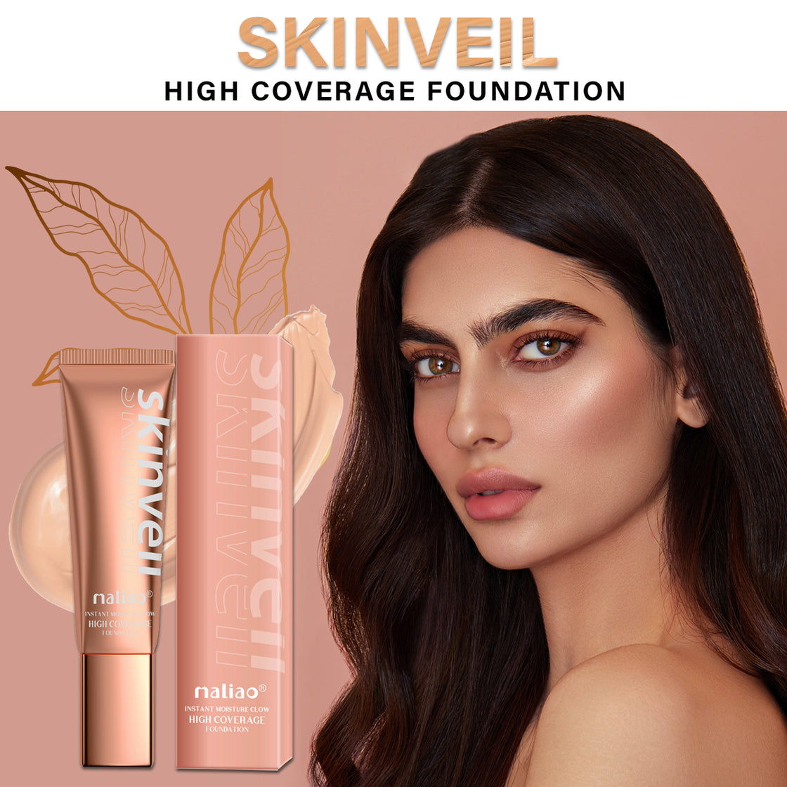 Maliao SkinVeil High Coverage Foundation - Flawless Radiance for All Skin Tones - Maliao Makeup