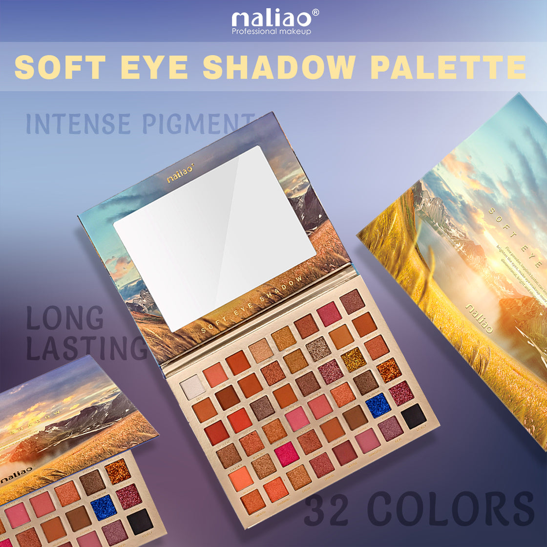 Maliao 48 Colors Soft Eye Shadow Palette - Endless Makeup Brilliance - Maliao Makeup