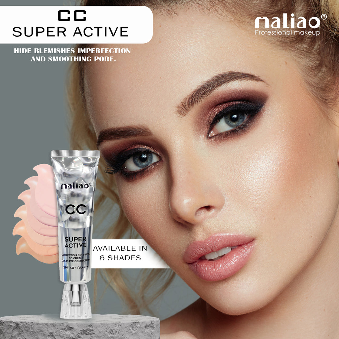 Maliao CC Cream Complete Correction SPF 50+ PA++++ - Radiant Skin Protection Maliao Professional Makeup