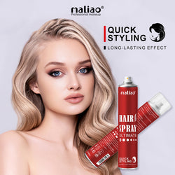 Maliao Ultimate Hair Spray, Strong Hold Hair Styling Solution for Men, Maliao