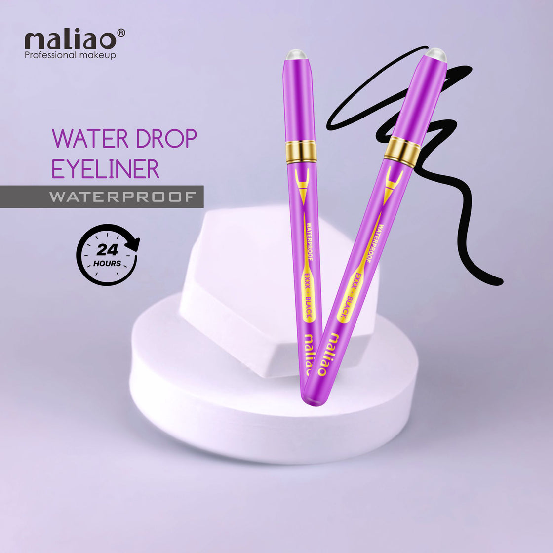 Maliao Waterproof High Definition Water Drop Eyeliner - Precision in Every Drop - Maliao Makeup