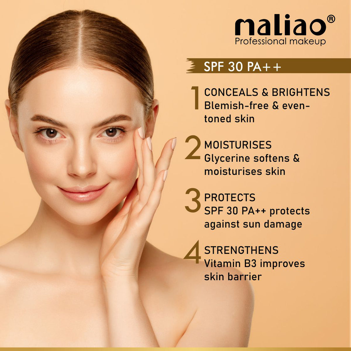 Maliao All-in-1 Instant Skin Stylist CC Complexion Care Cream SPF 30 Maliao Professional Makeup