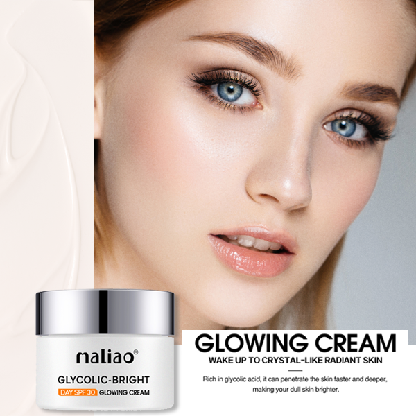 Maliao Glycolic Bright Day Cream SPF 30 - Radiant Face Cream for Glowing Skin Maliao Professional Makeup