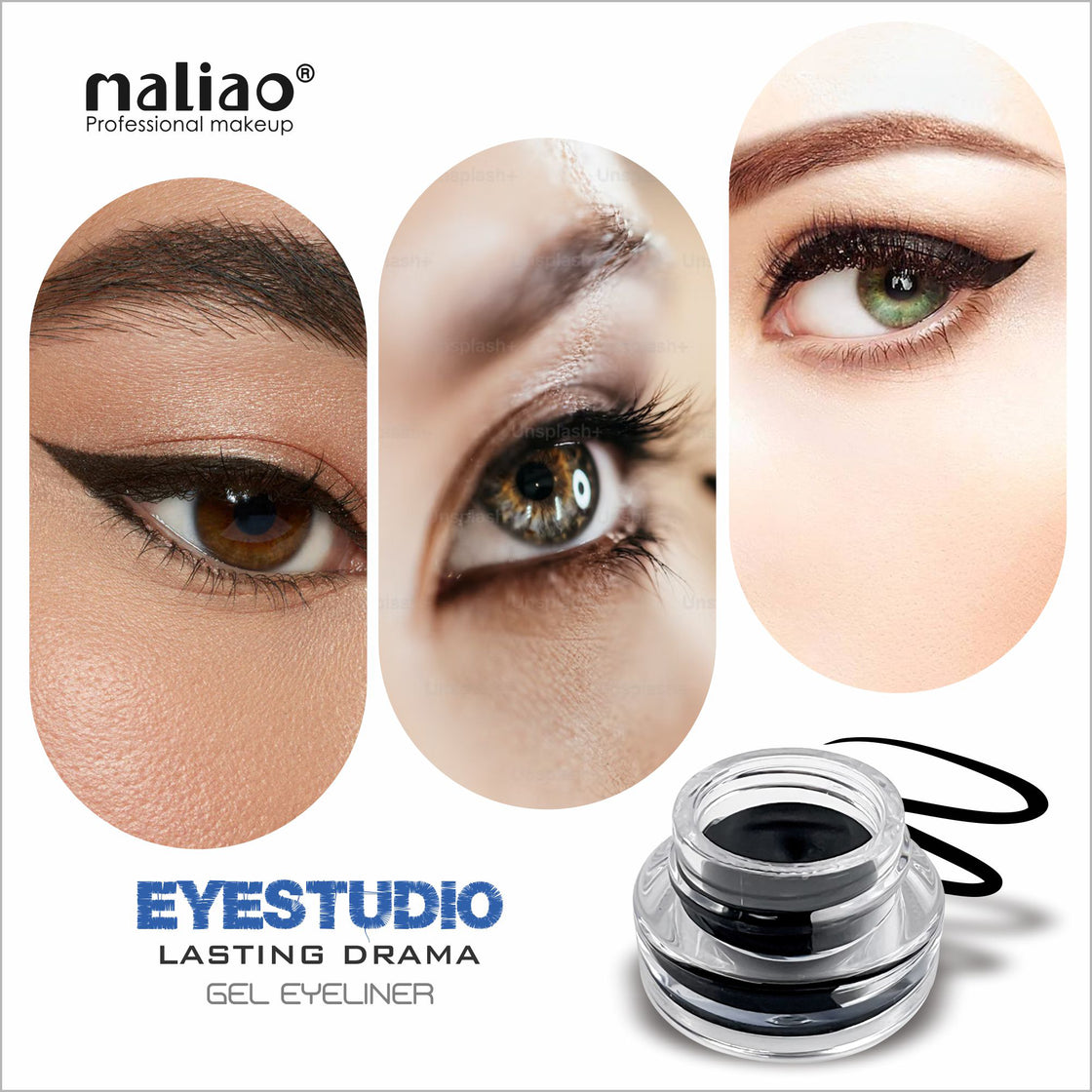 Maliao Lasting Drama Gel Eyeliner - 24-Hour Smudge-Proof & Waterproof - Maliao Makeup