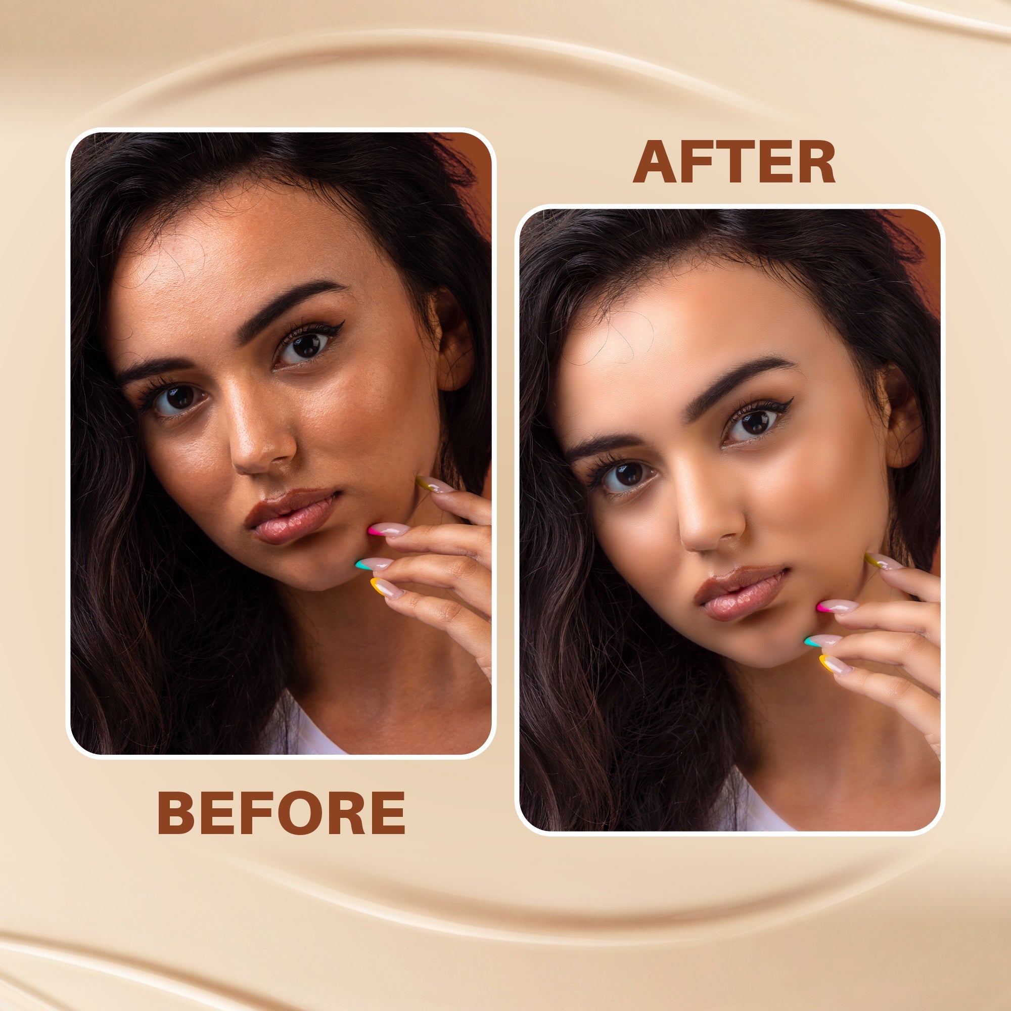 Maliao High Coverage Waterproof Base Foundation - Flawless All-Day Wear Face