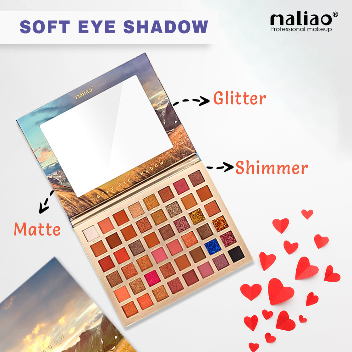 Maliao 48 Colors Soft Eye Shadow Palette - Endless Makeup Brilliance - Maliao Makeup