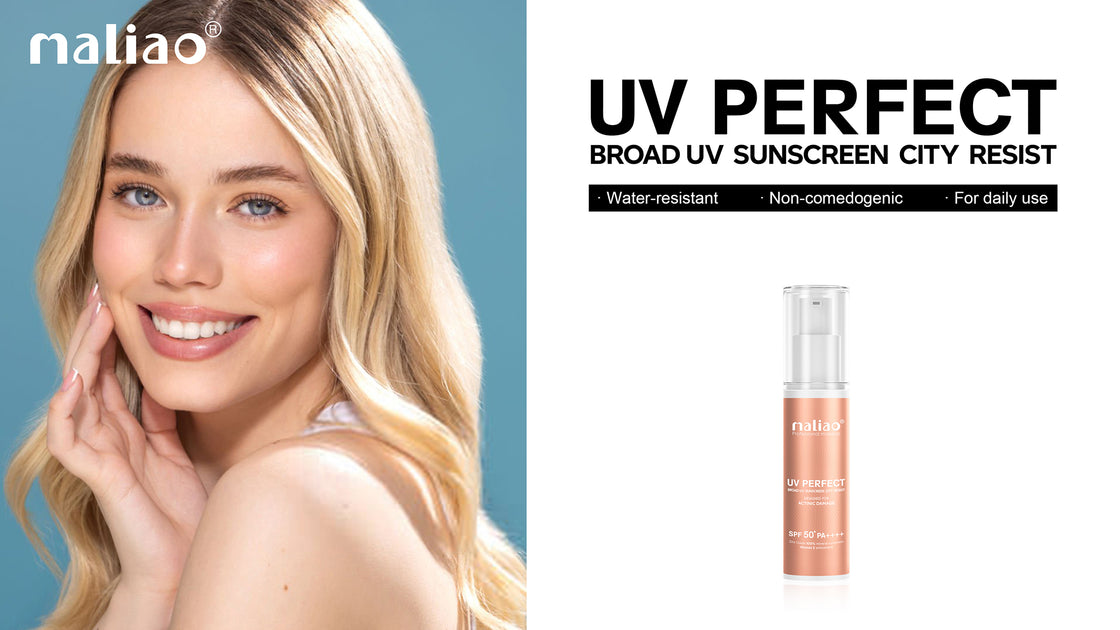 Maliao UV Perfect Broad UV Sunscreen City Resist SPF 50 PA with Vitamin E 65ml - Maliao Makeup