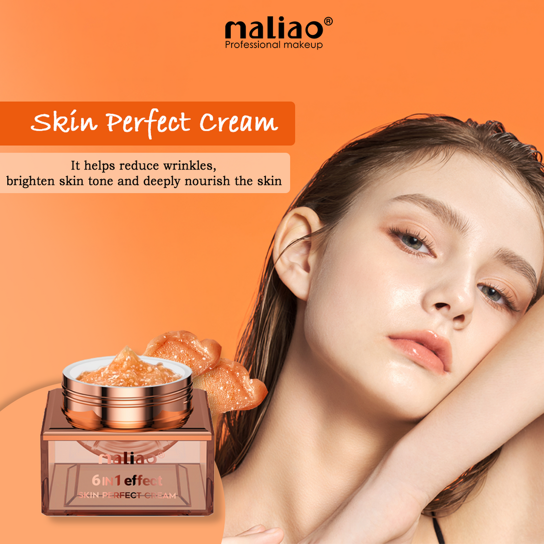 Maliao, SPFProtection, 6-in-1 Effect, FreshNaturalIllumination, SkinPerfectCream, 