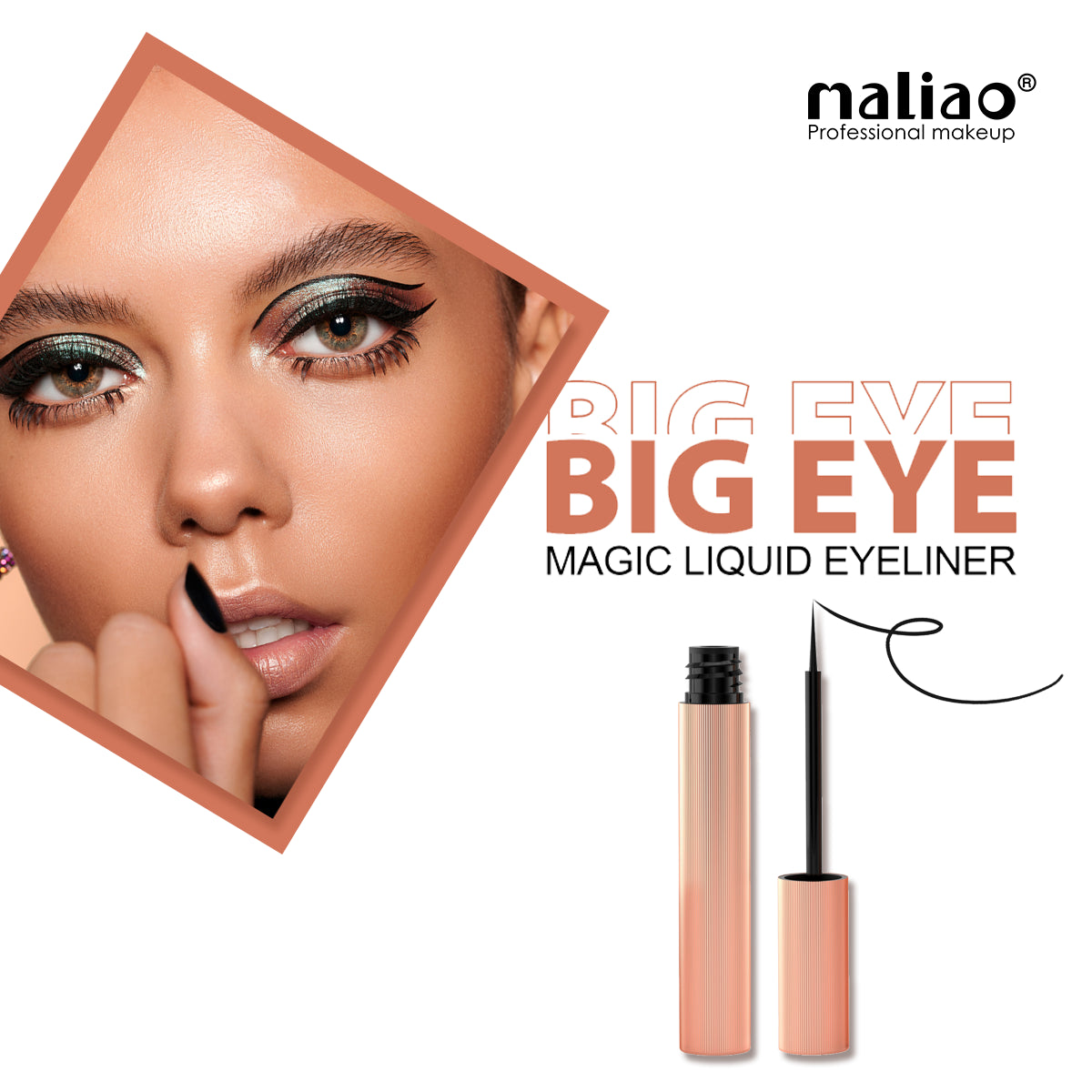 Maliao Liquid Liner Waterproof Eyeliner - Precision and Long-Lasting Definition - Maliao Makeup