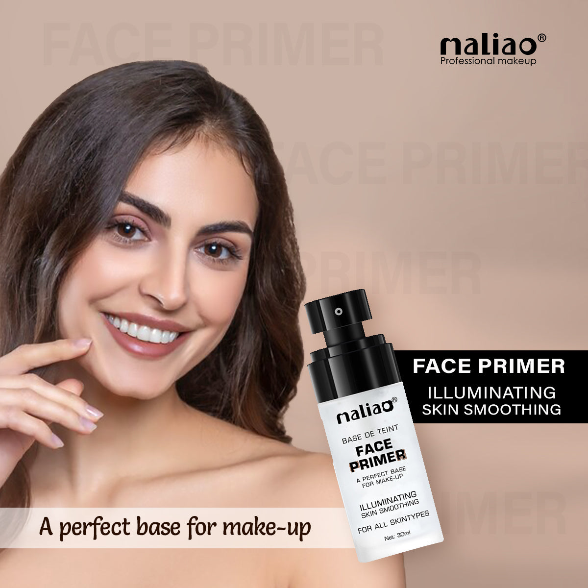 Maliao Face Primer - Your Perfect Makeup Base for a Flawless Finish - Maliao Makeup