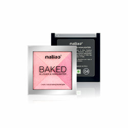 Maliao BakedBLUSHr & Highlighter - Radiant Glow | Long-Lasting, Smooth Finish Face