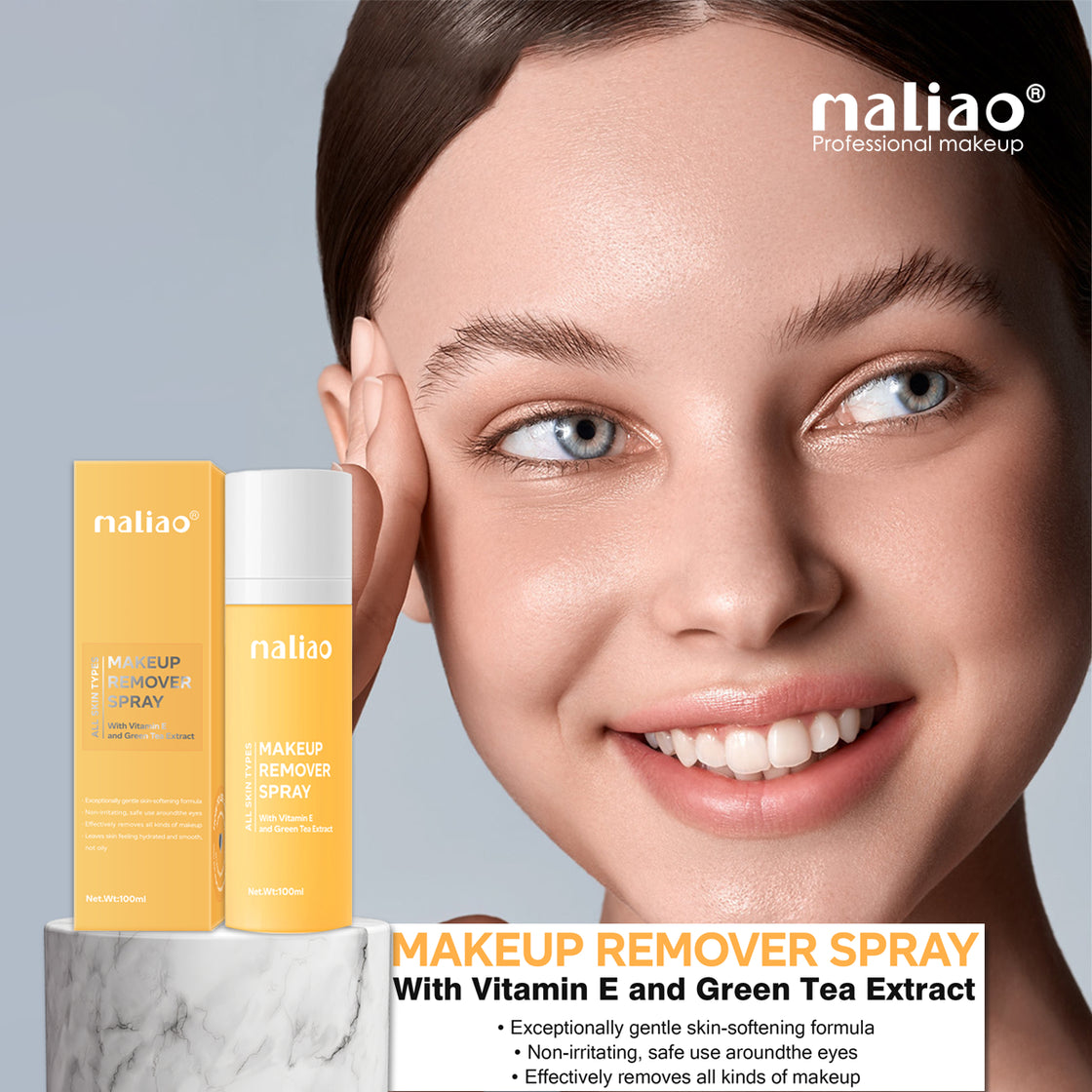 Maliao Makeup Remover Spray - Refresh & Nourish with Vitamin E and Green Tea Extract Face