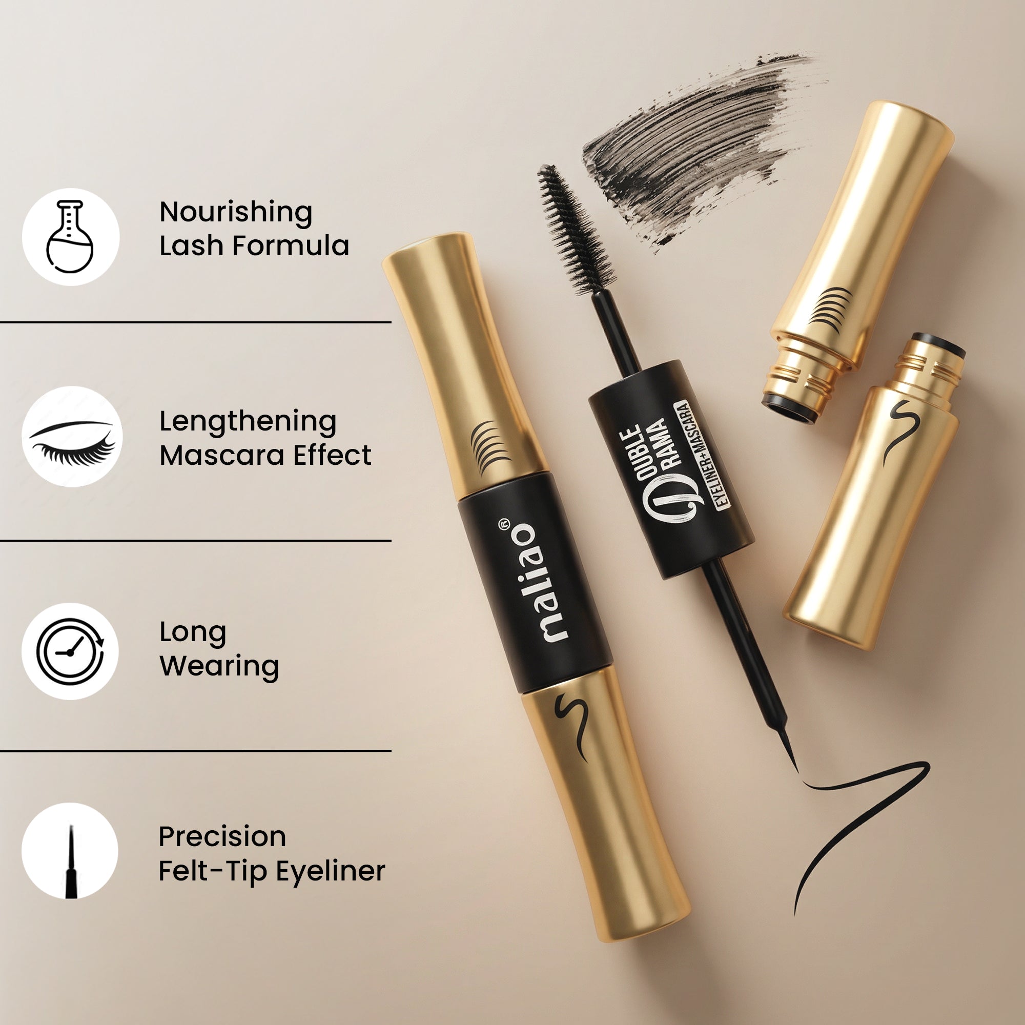 Double Effect Double Drama Eyeliner+Mascara Eye