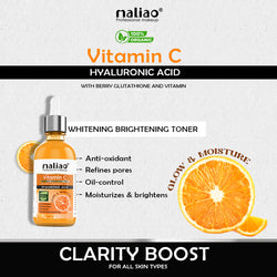 Maliao,VitaminC,AntiOxidation,BeautyProducts,AllSkinTypes,PoreRefining,HyaluronicAcid,Skincare,BrighteningToner,BerryGlutathione,