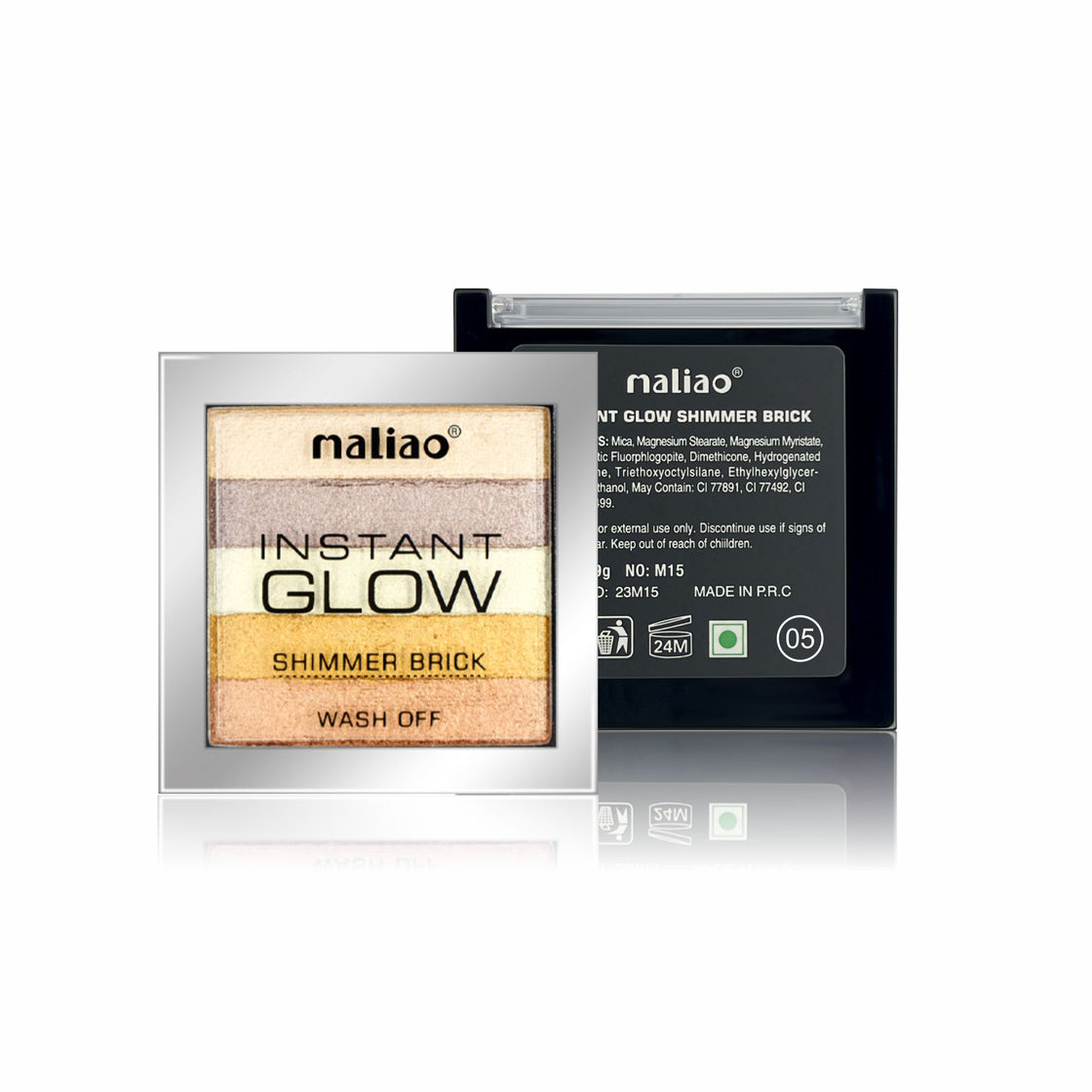 Maliao Instant Glow Shimmer Brick Wash-Off Powder Maliao Professional Makeup