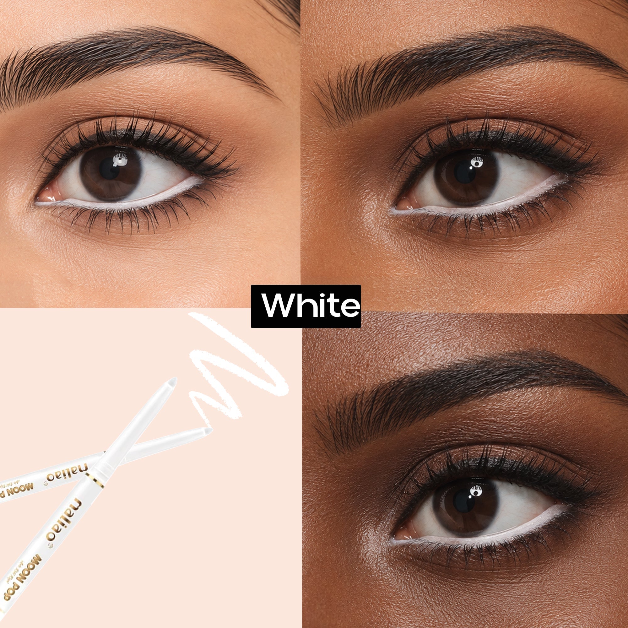 Maliao Double Take Kajal Duo – Intense Black & Pure White