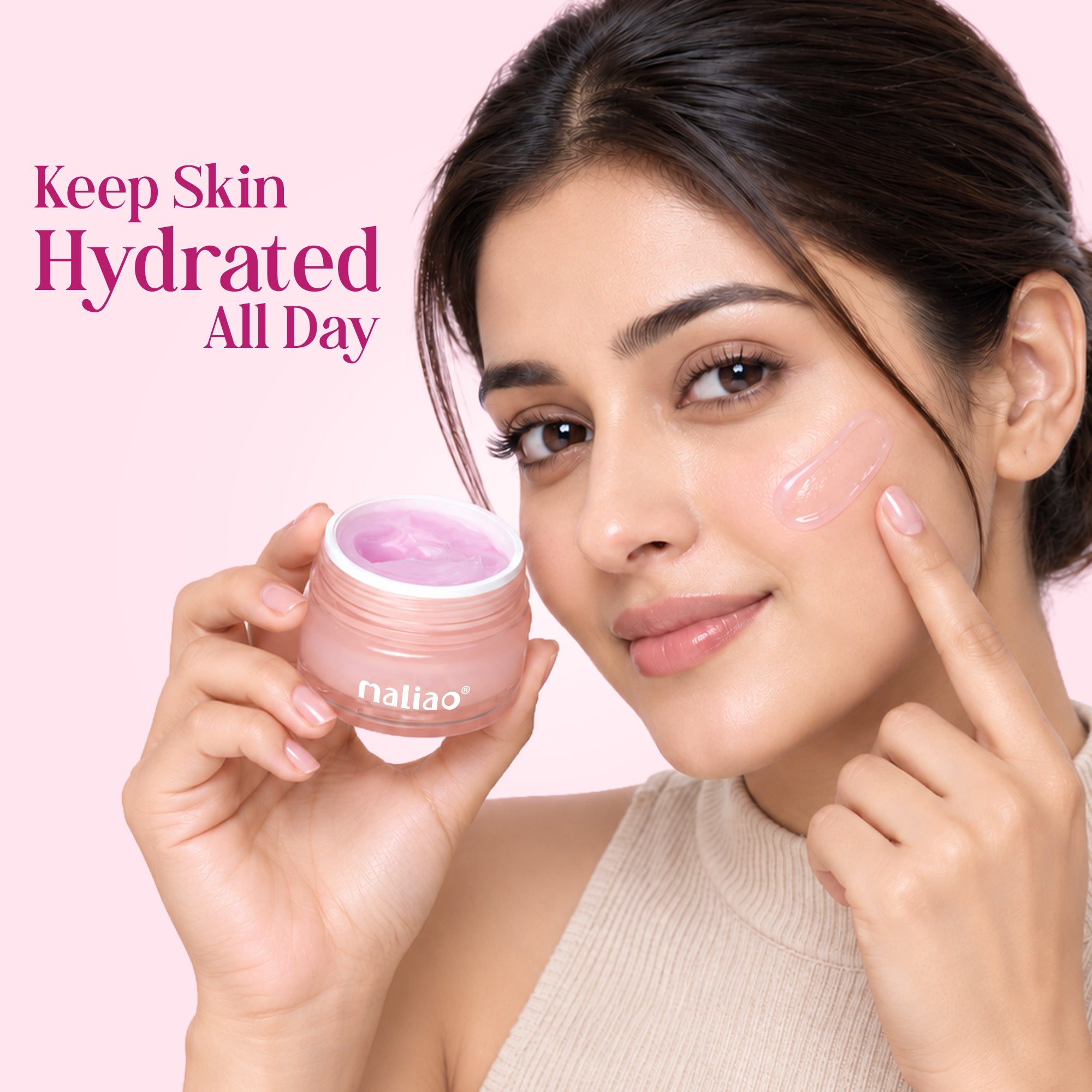 Maliao Repair Water Gel Moisturizer – Hydrating and Whitening Face Gel for All Skin Types, Lightweight & Non-Greasy, 50g Skin Care
