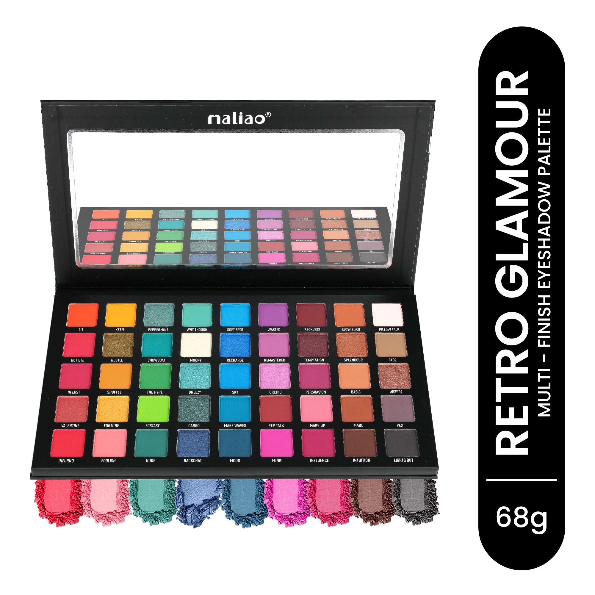 Maliao Retro Glamour Remastered MultI Finish Eyeshadow Palette Eye