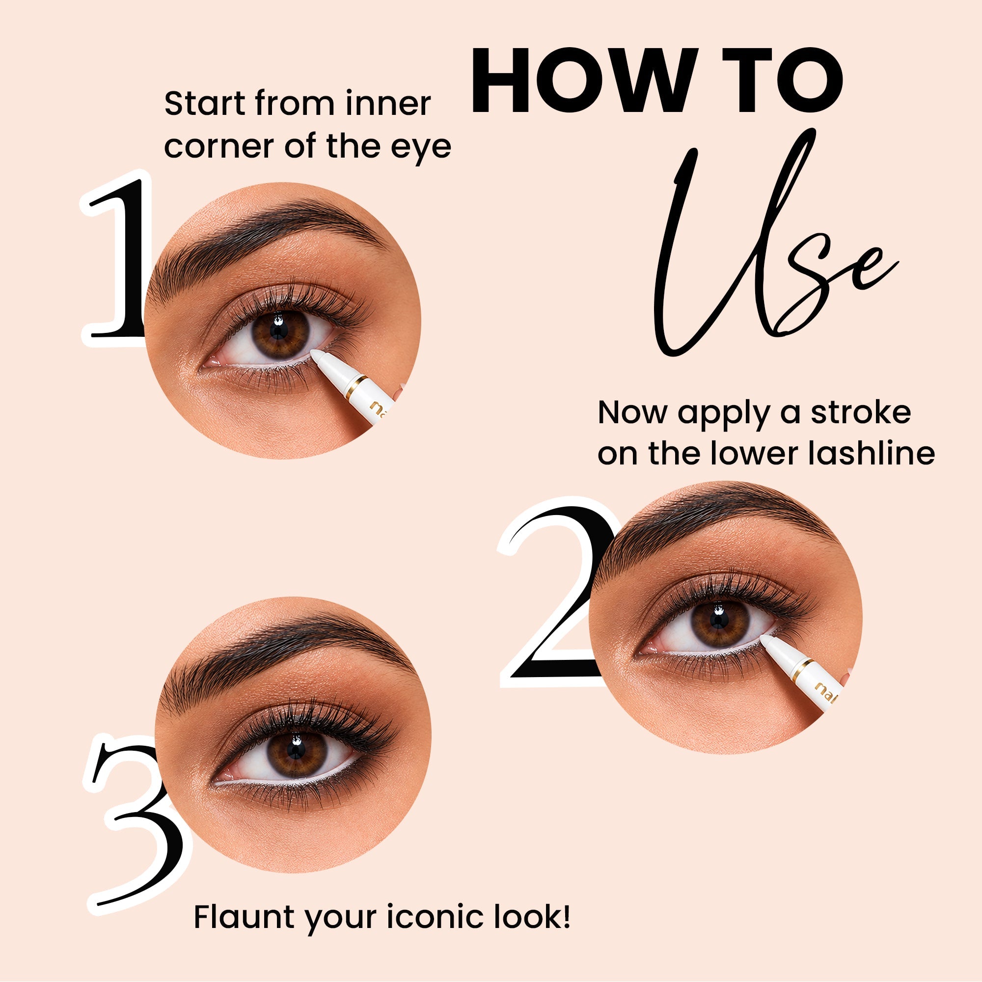 Maliao Double Take Kajal Duo – Intense Black & Pure White