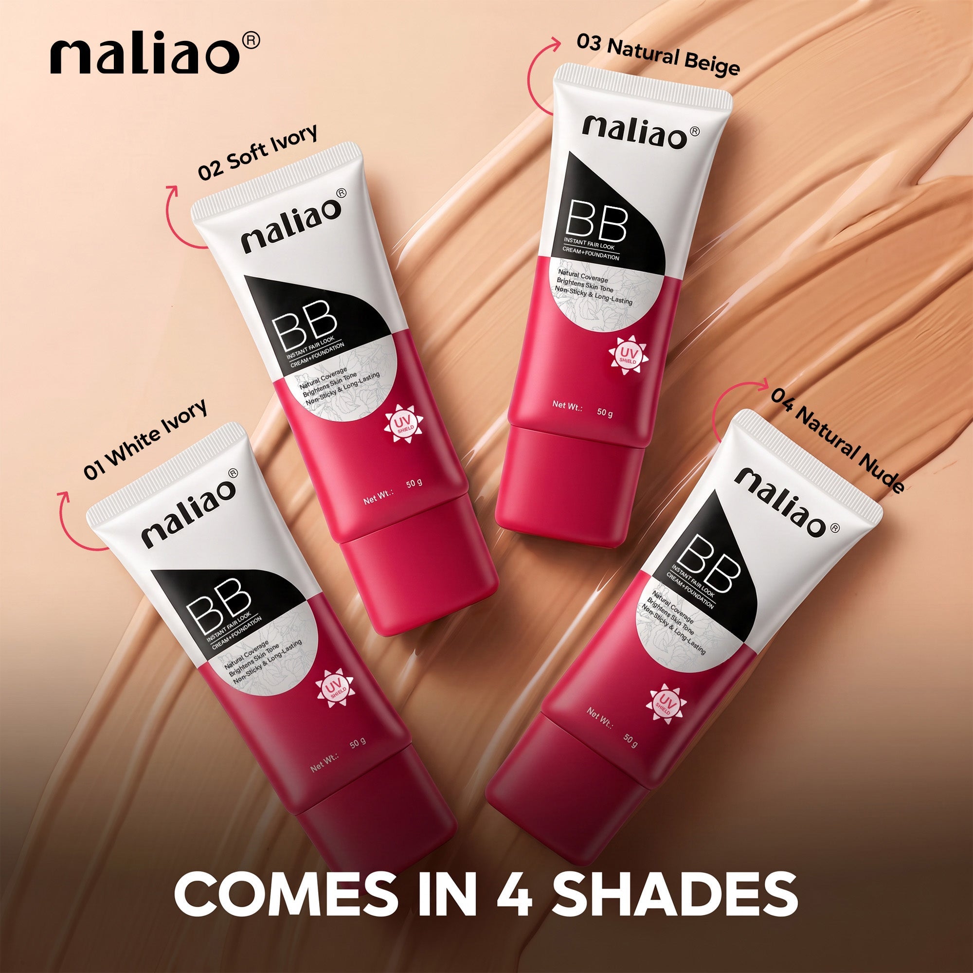 Maliao BB Foundation + Fairness Cream Face