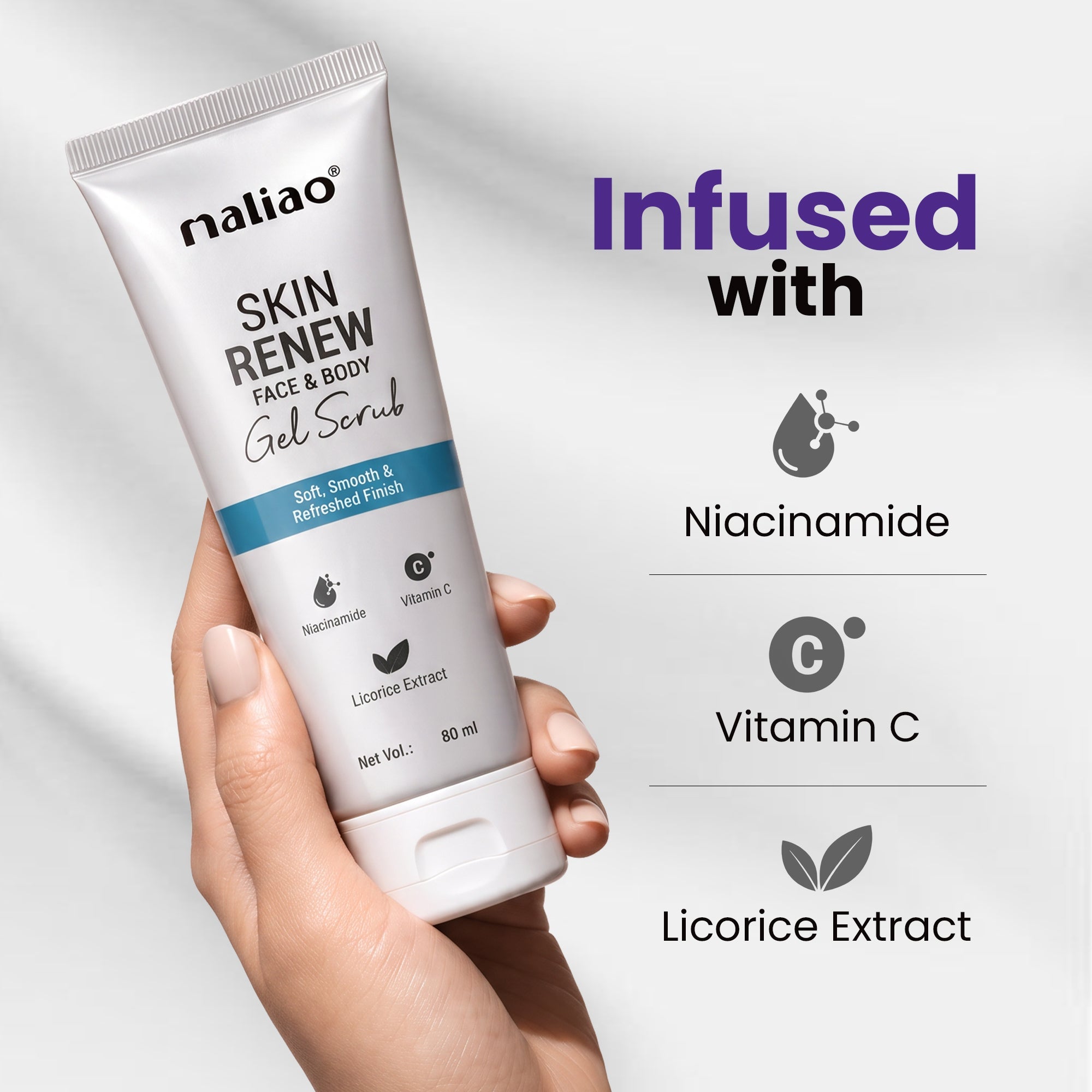 Maliao Skin Renew Face & Body Gel Scrub