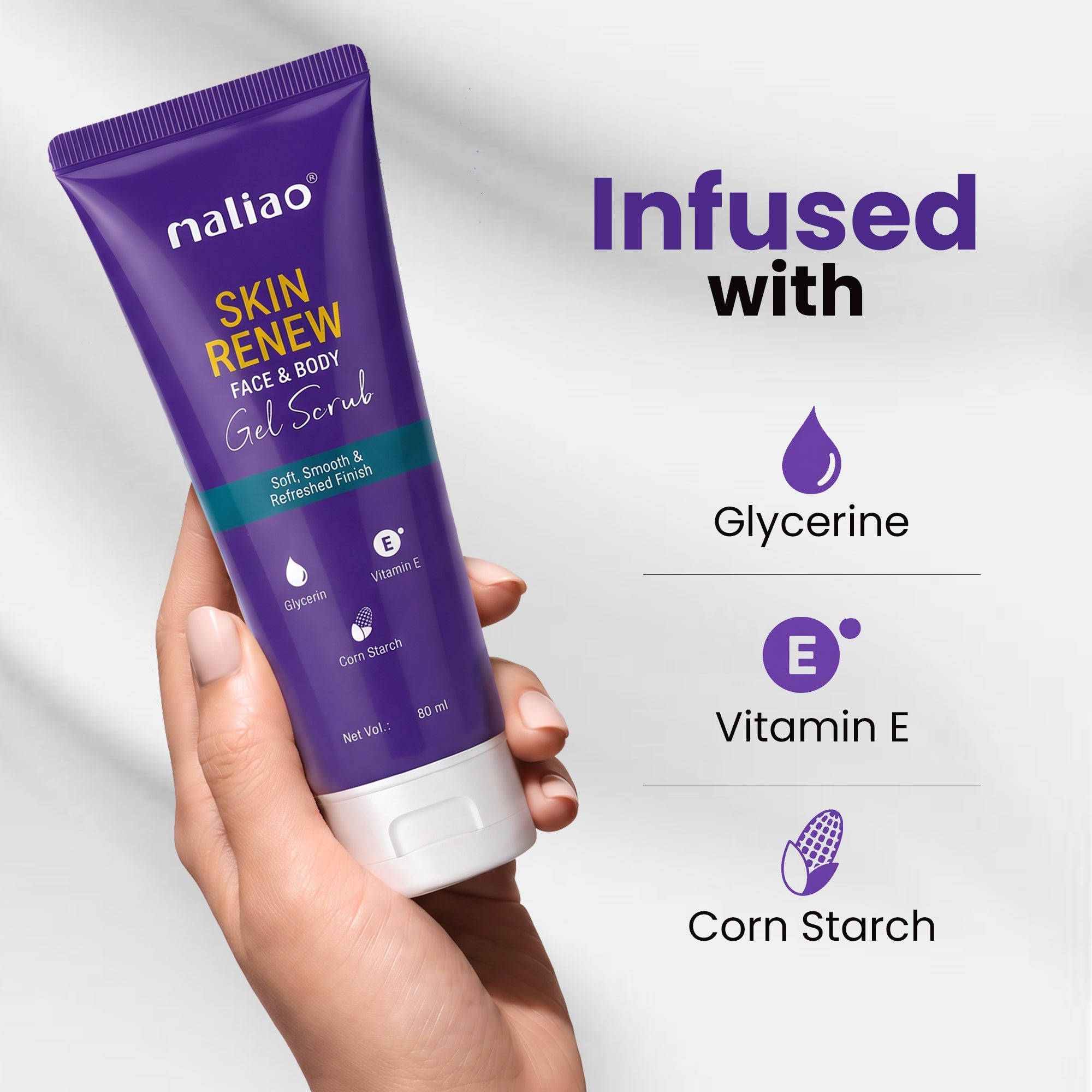 Maliao Skin Renew Face & Body Gel Scrub