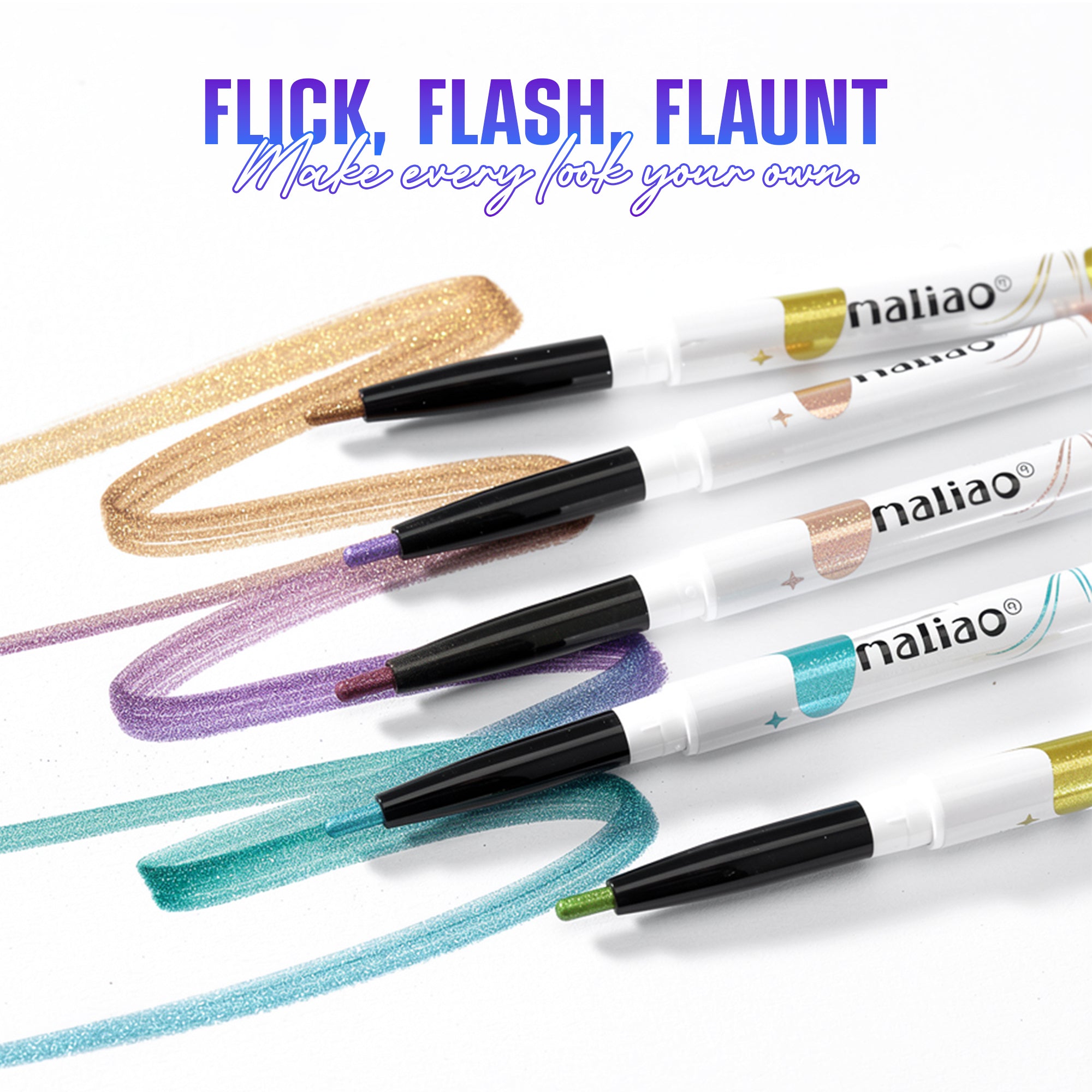 Maliao Holographic Multichrome Eyeliner Eye