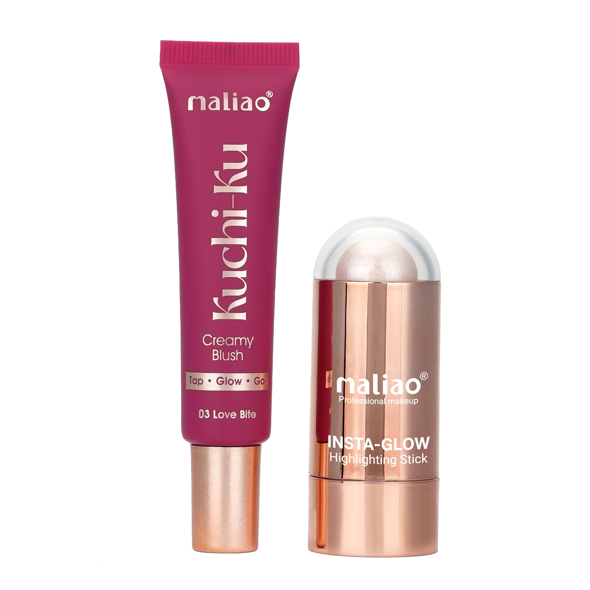Maliao Kuchi-Ku Cream Blush & Insta Glow Highlighting Stick
