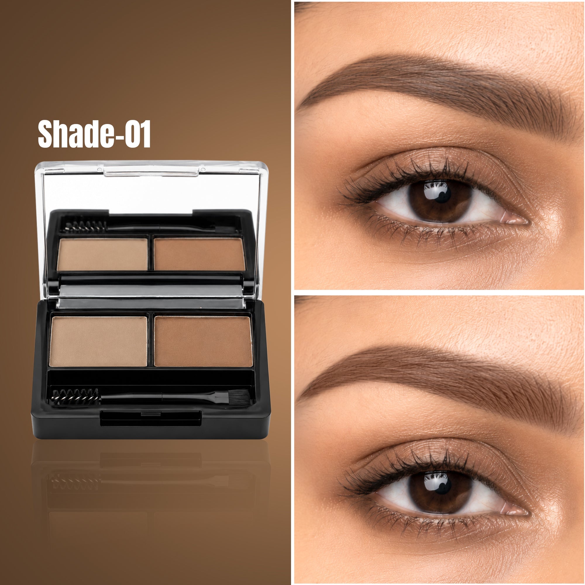 Maliao Brow Artist Genius Kit - Pigmented Wax for Perfect Eyebrows with 12-Hour Hold Eye