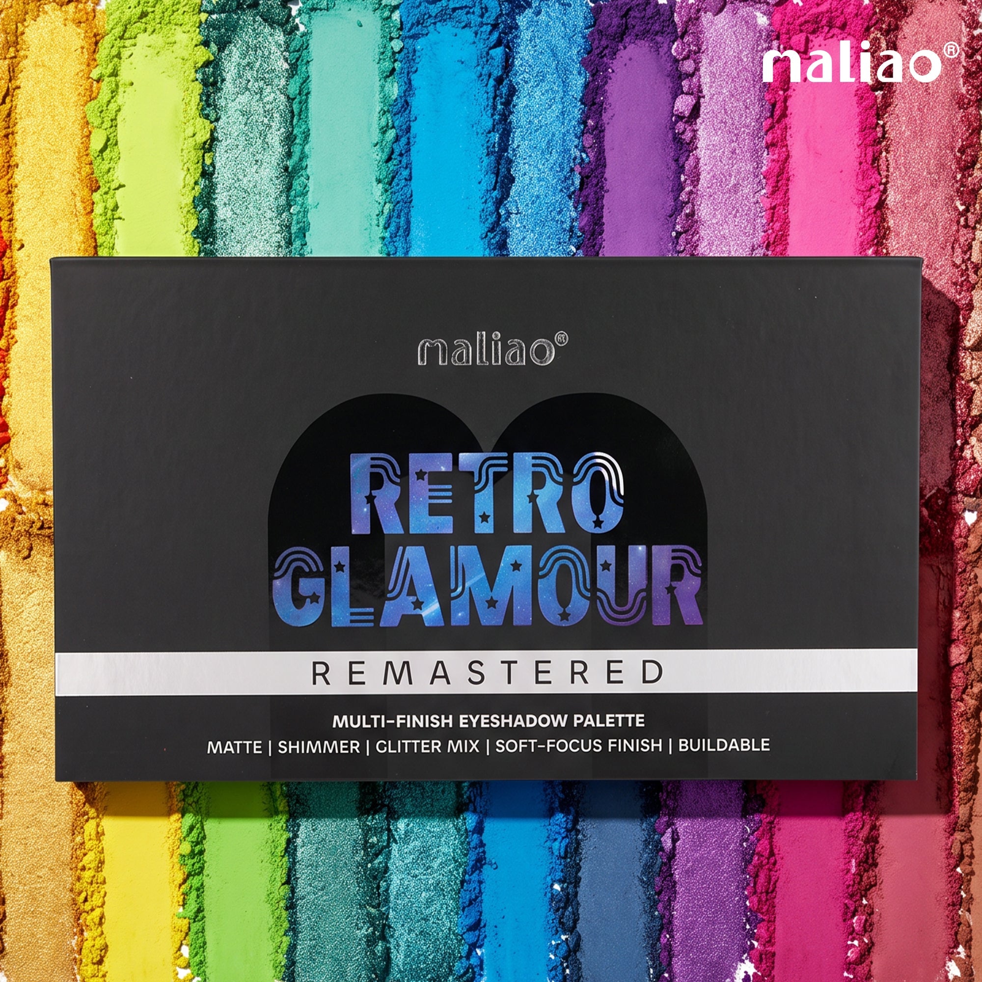 Maliao Retro Glamour Remastered MultI Finish Eyeshadow Palette Eye