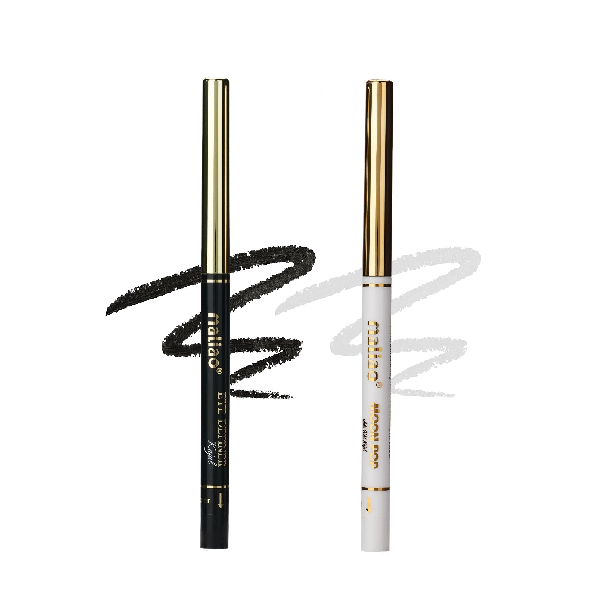 Maliao Double Take Kajal Duo – Intense Black & Pure White
