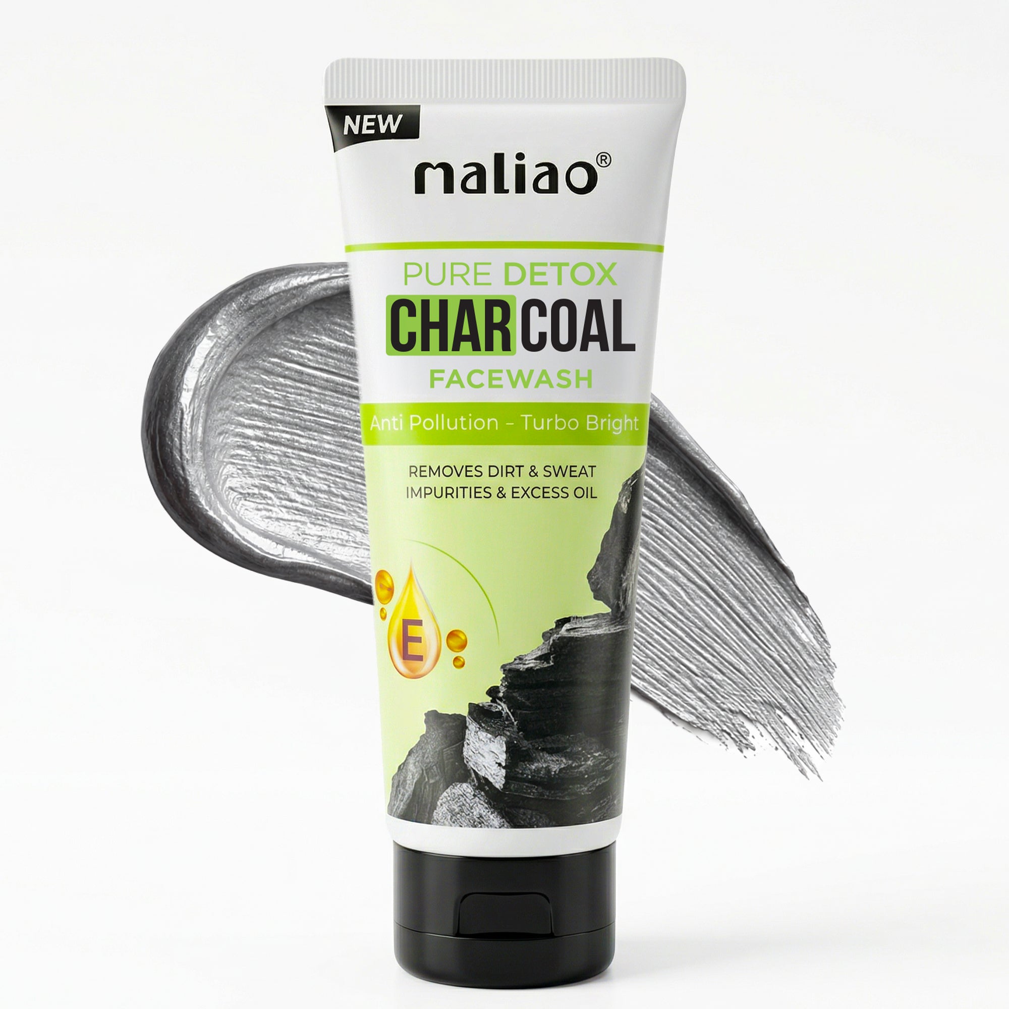 Maliao Pure Detox Charcoal Face wash Face