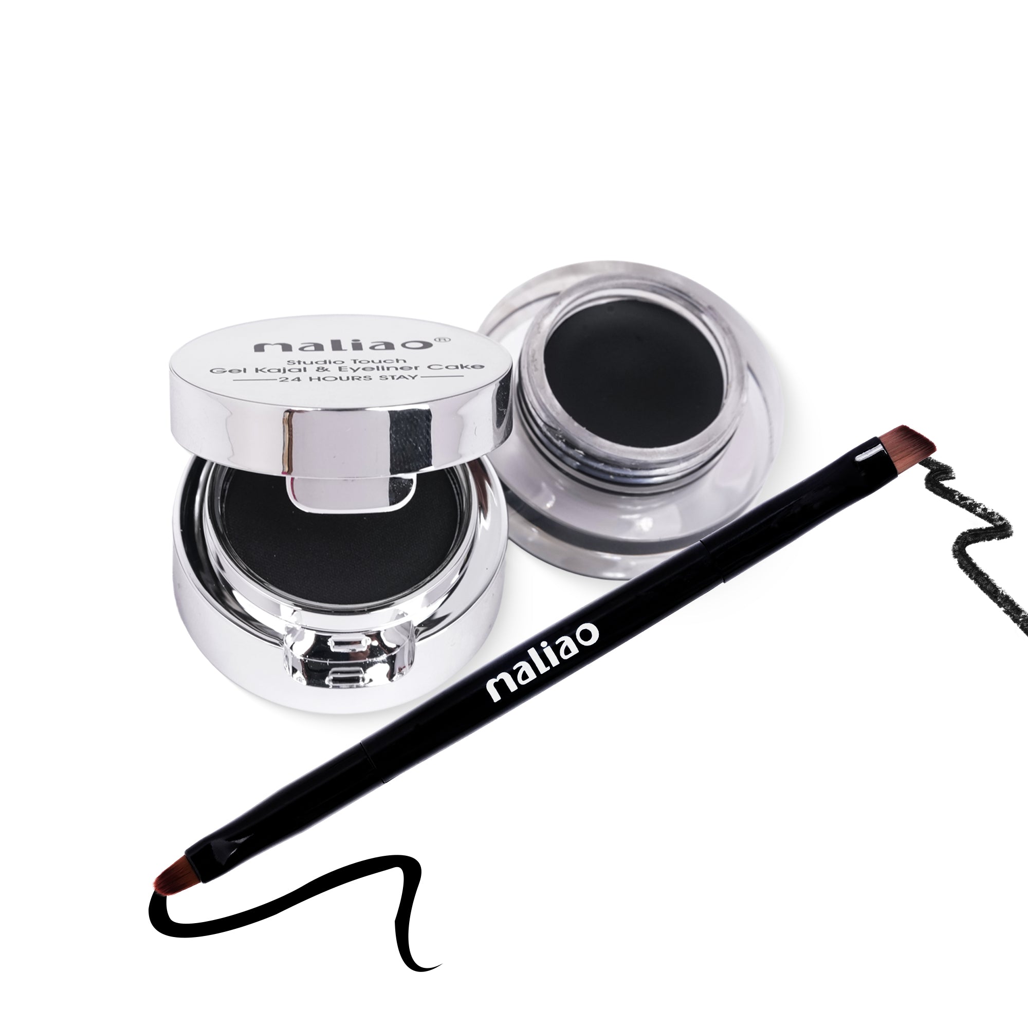 Maliao Studio Touch 2-in-1 Gel Kajal Eyeliner Cake Eye