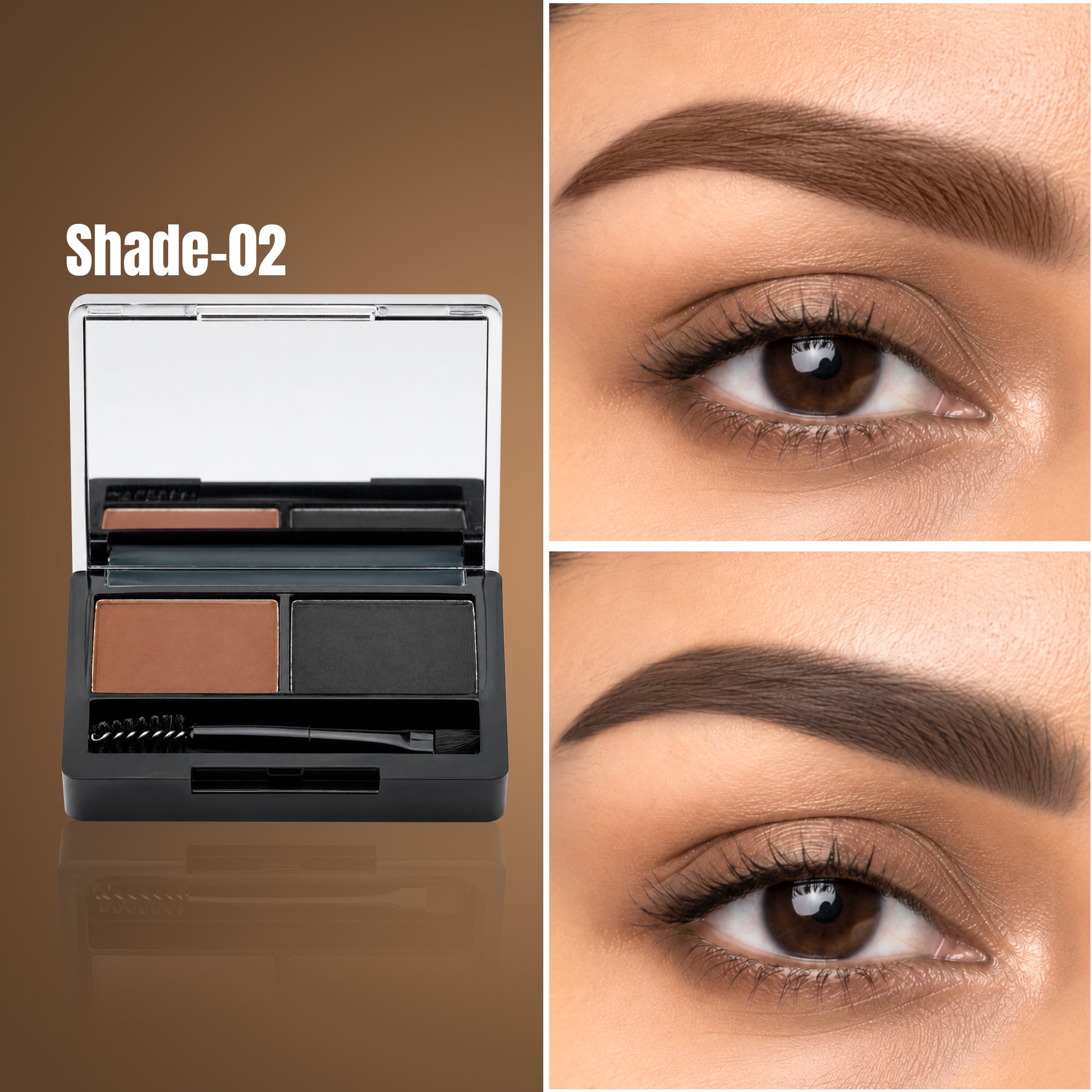 Maliao Brow Artist Genius Kit - Pigmented Wax for Perfect Eyebrows with 12-Hour Hold Eye