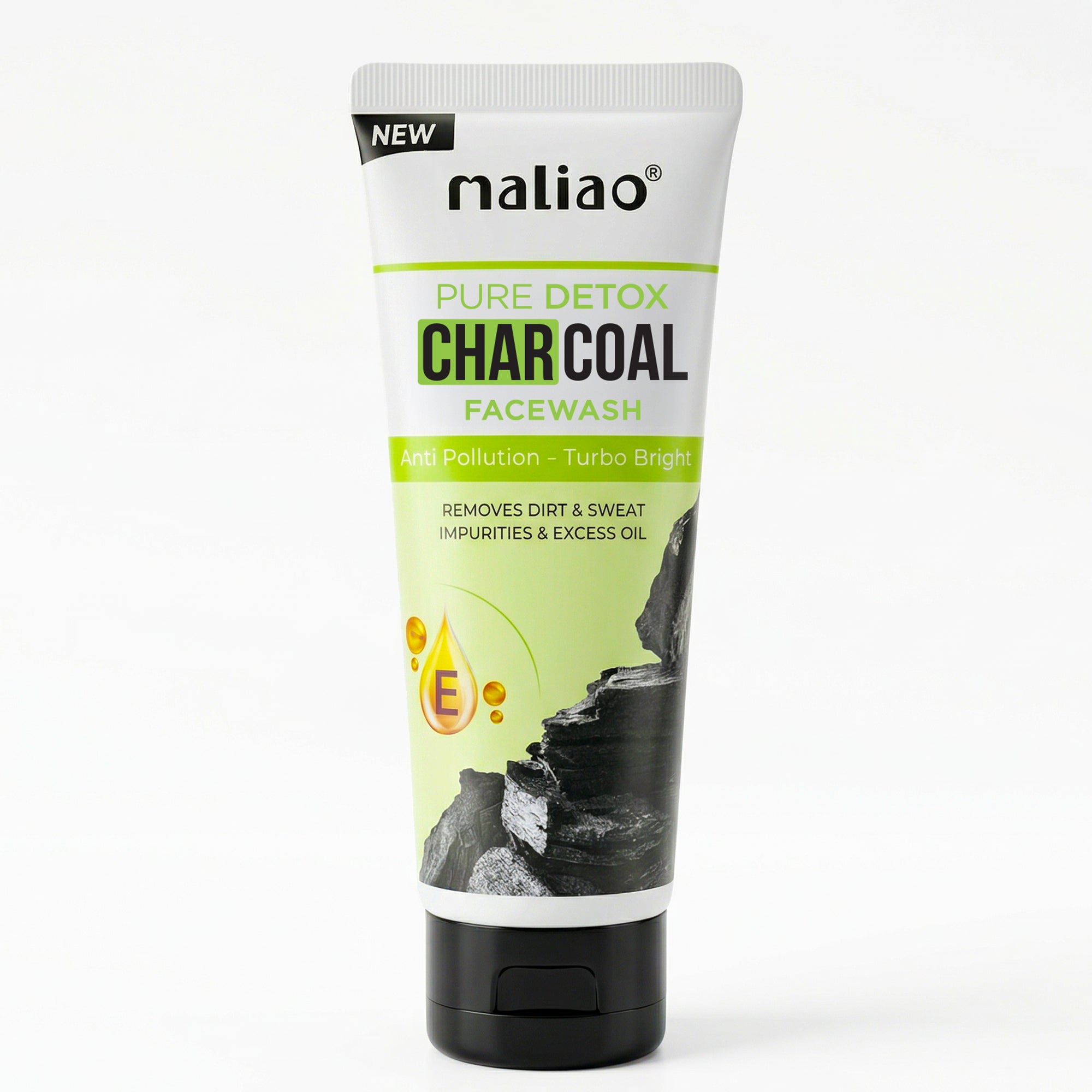 Maliao Pure Detox Charcoal Face wash Face