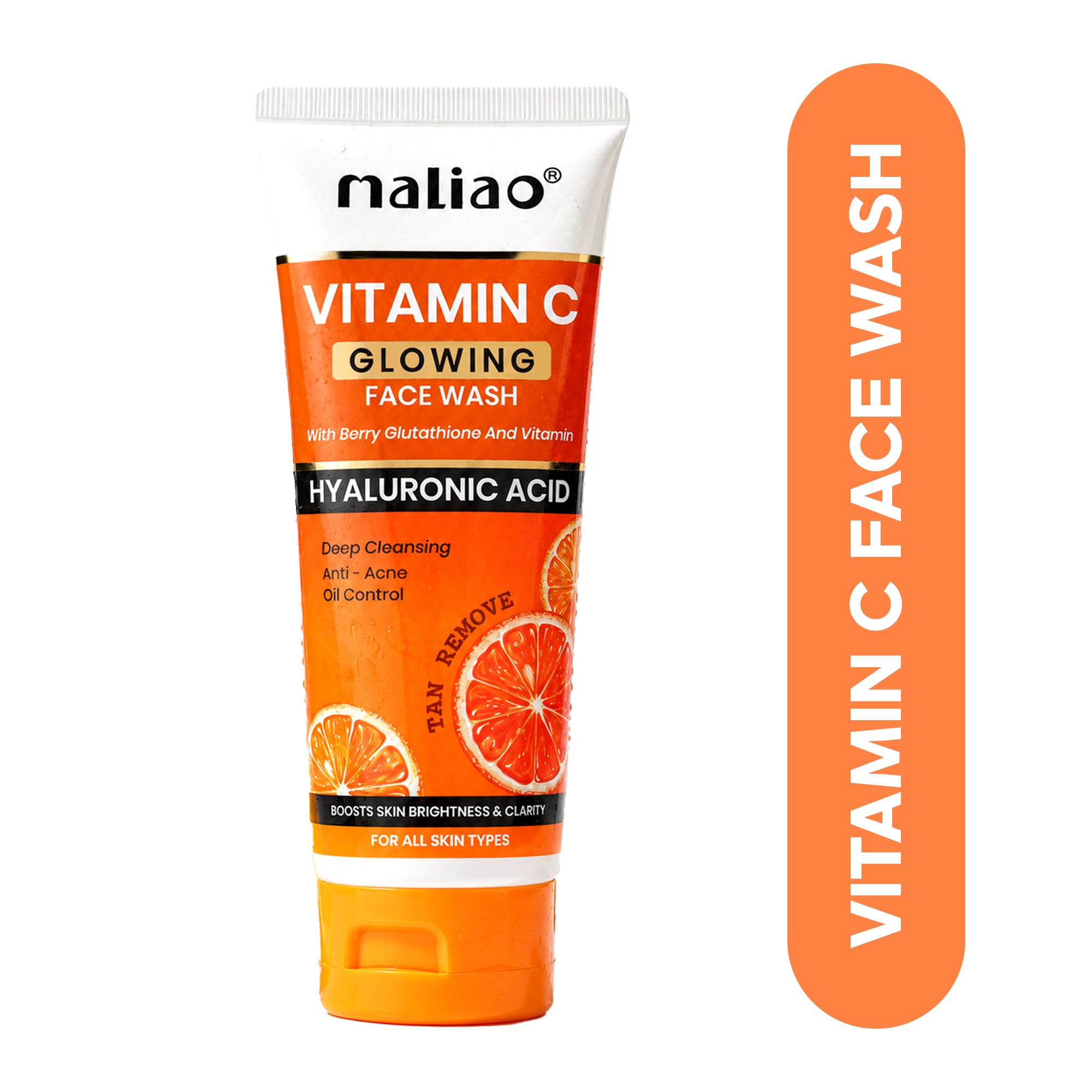 Maliao Vitamin C Glowing Facewash Face