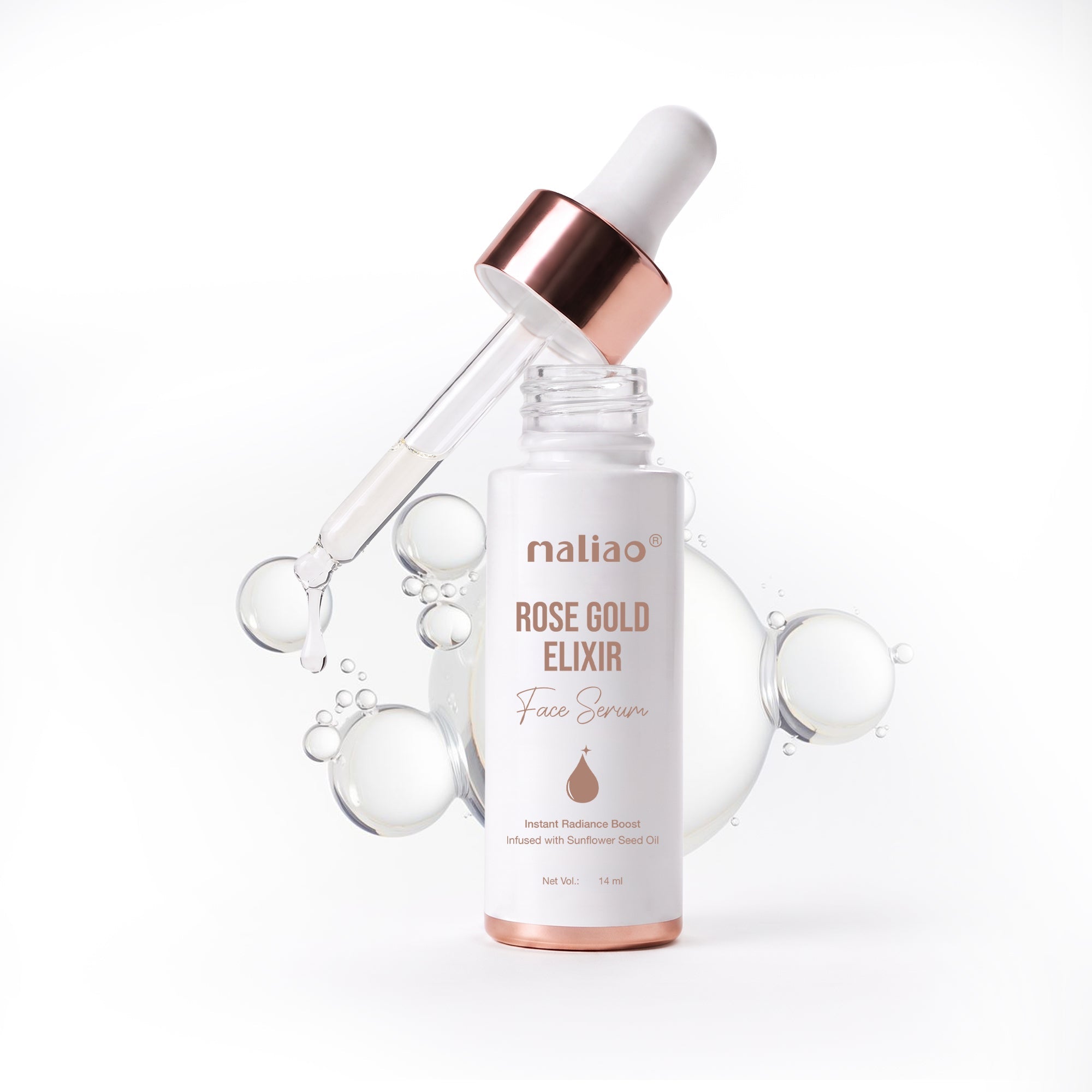 Maliao Face Serum Rose Gold Elixir Face