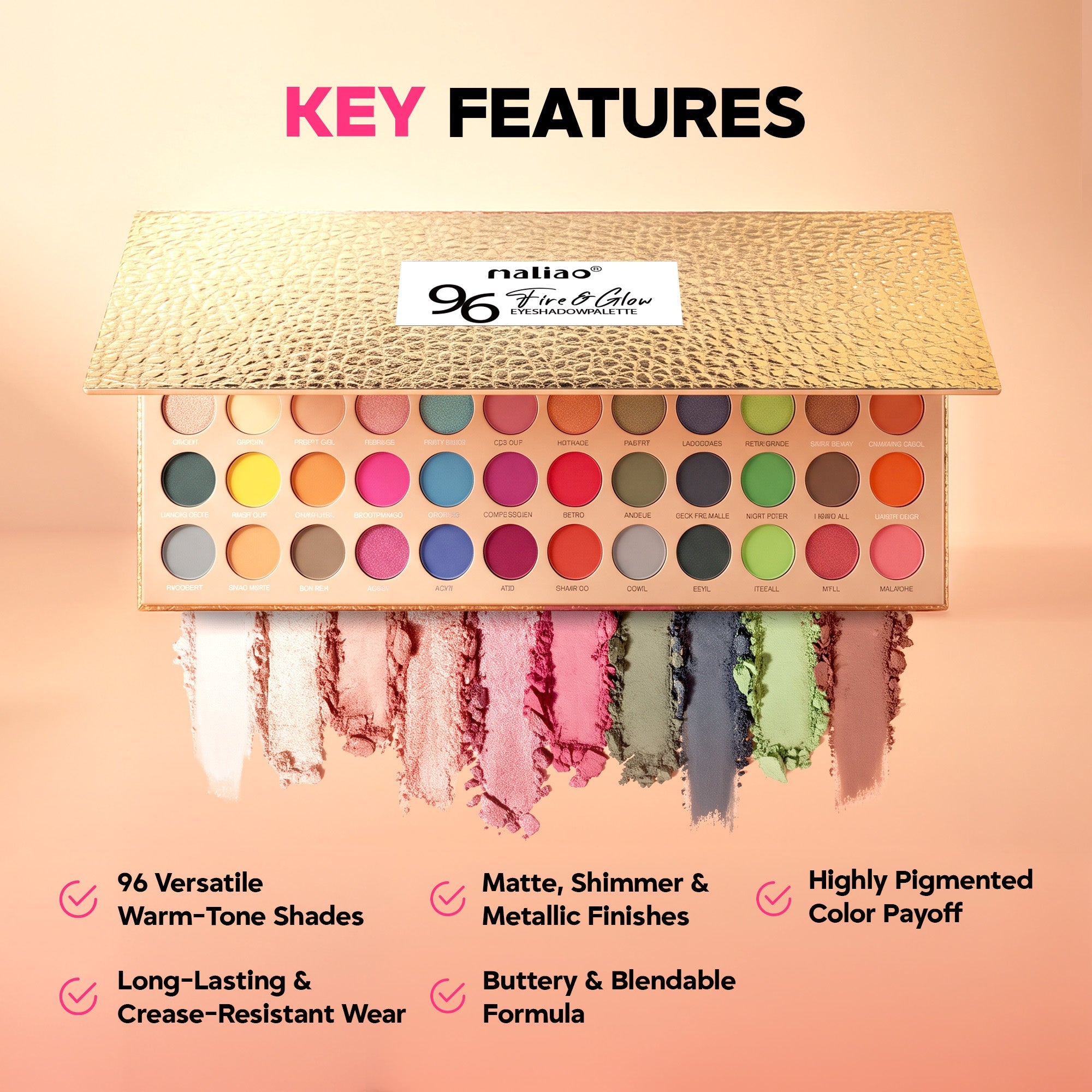 Maliao 96 Color Eyeshadow Palette Eye