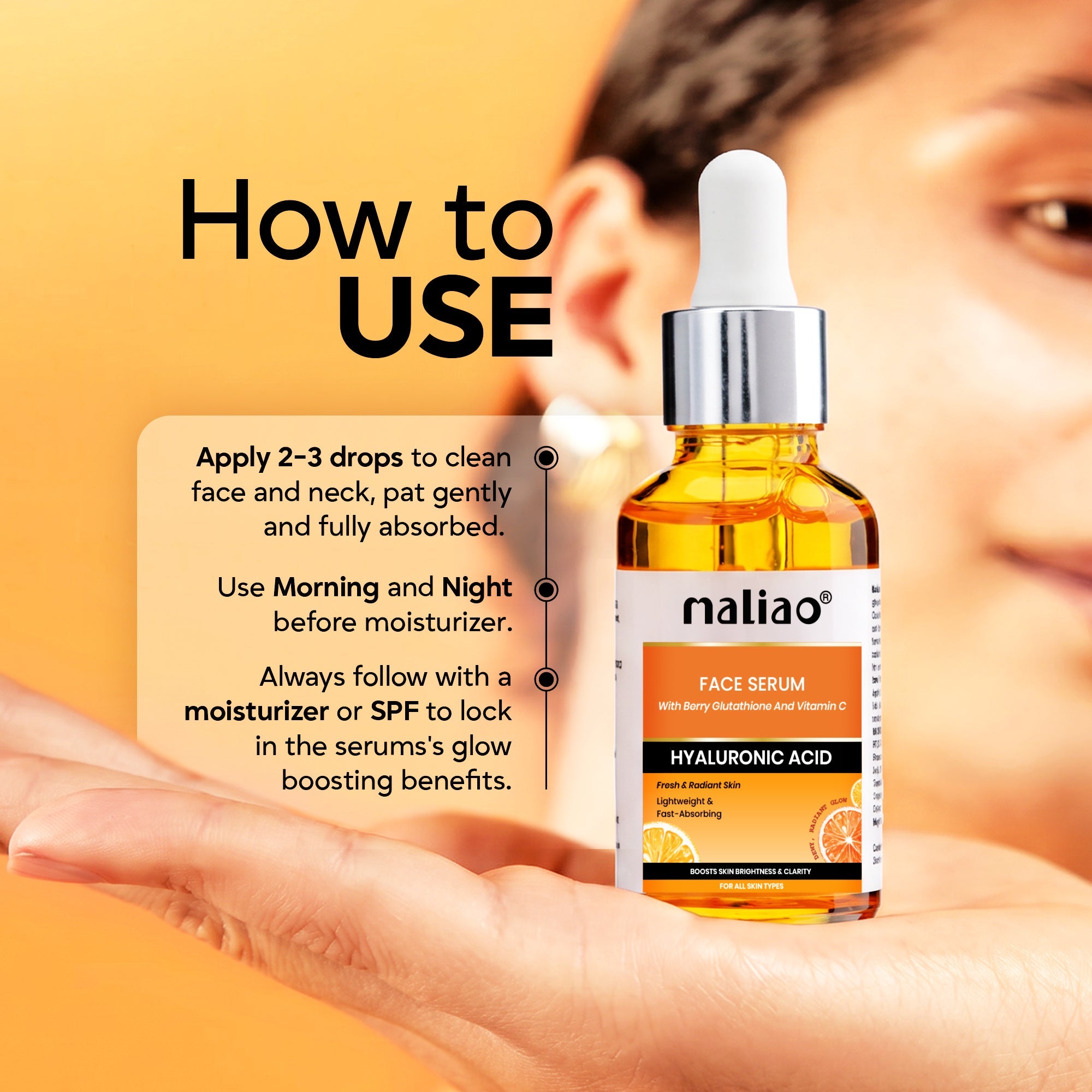 Maliao Vitaglow Brightening Serum Face