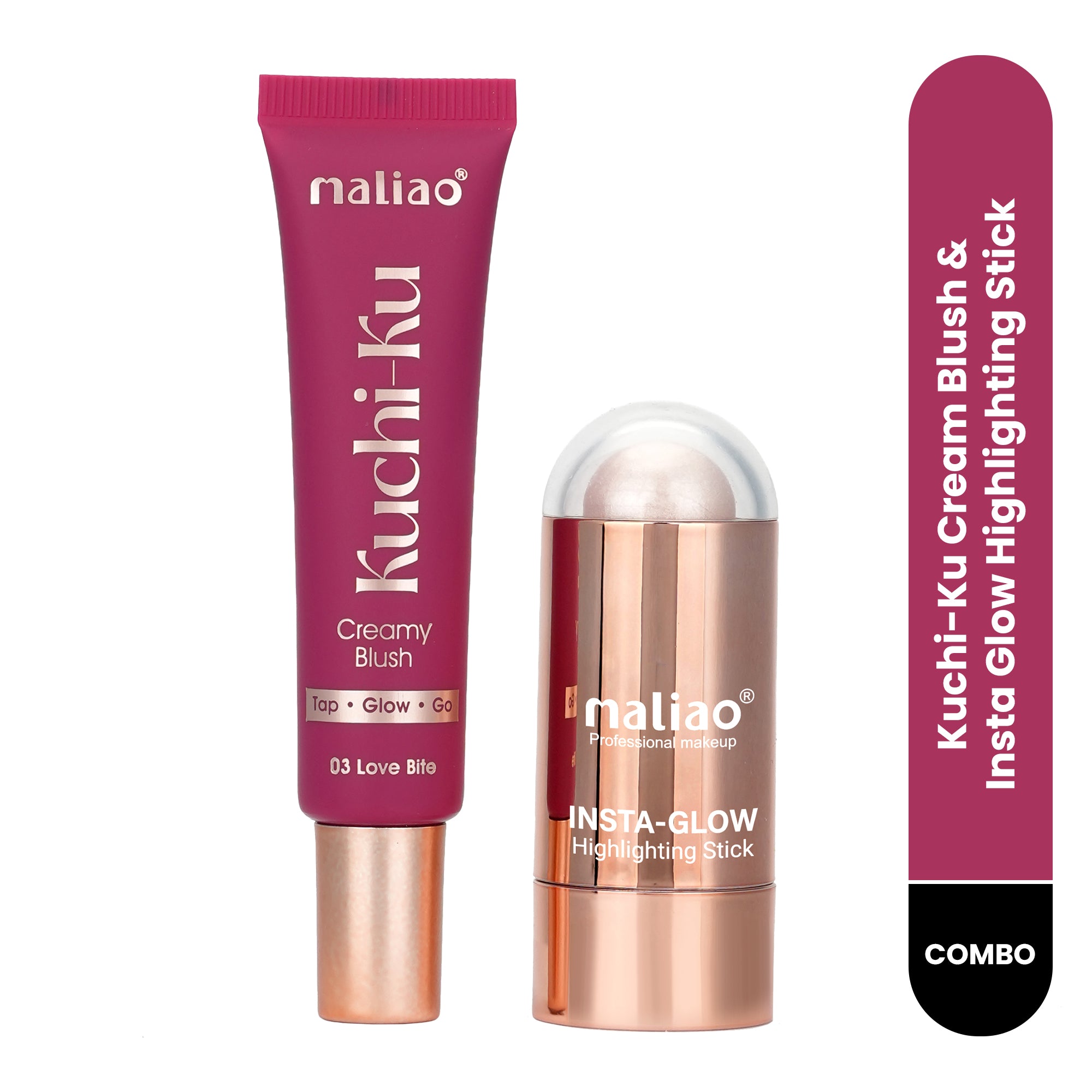 Maliao Kuchi-Ku Cream Blush & Insta Glow Highlighting Stick