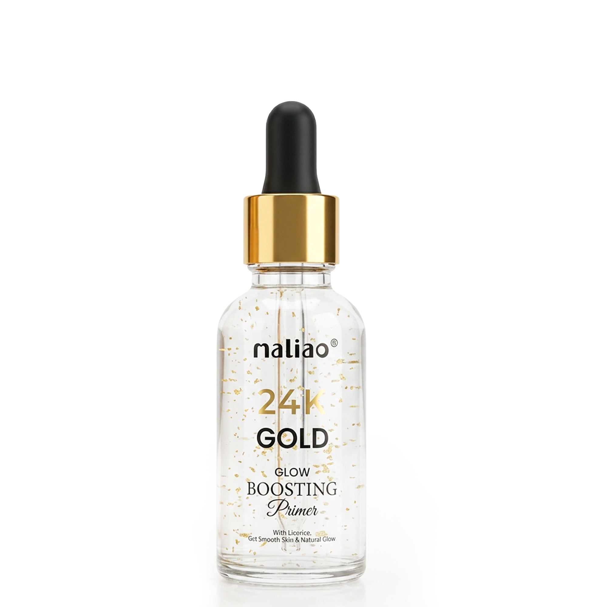 Face Primer + Makeup Fixer Spray  Gold Glow Boosting Primer Face