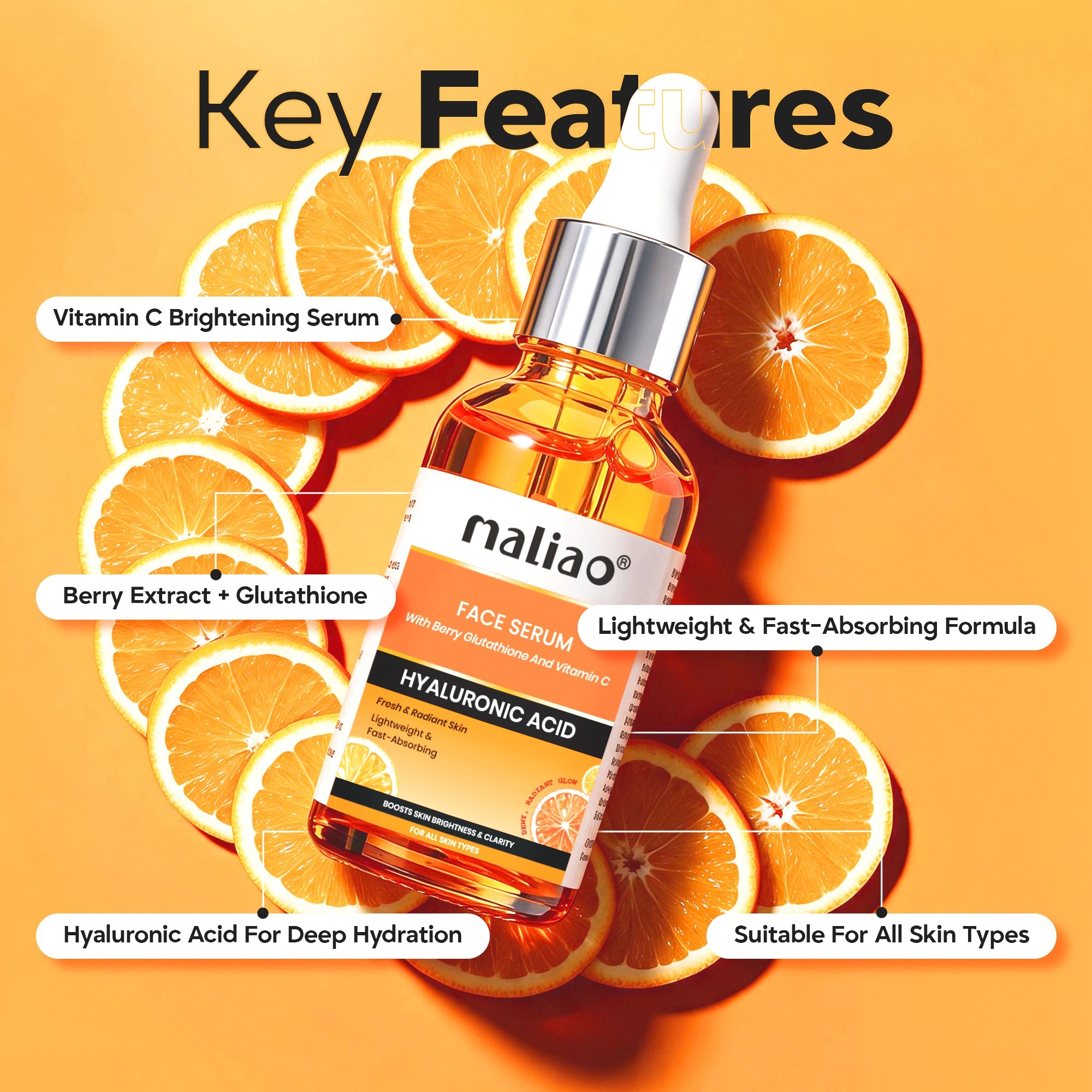 Maliao Vitaglow Brightening Serum Face