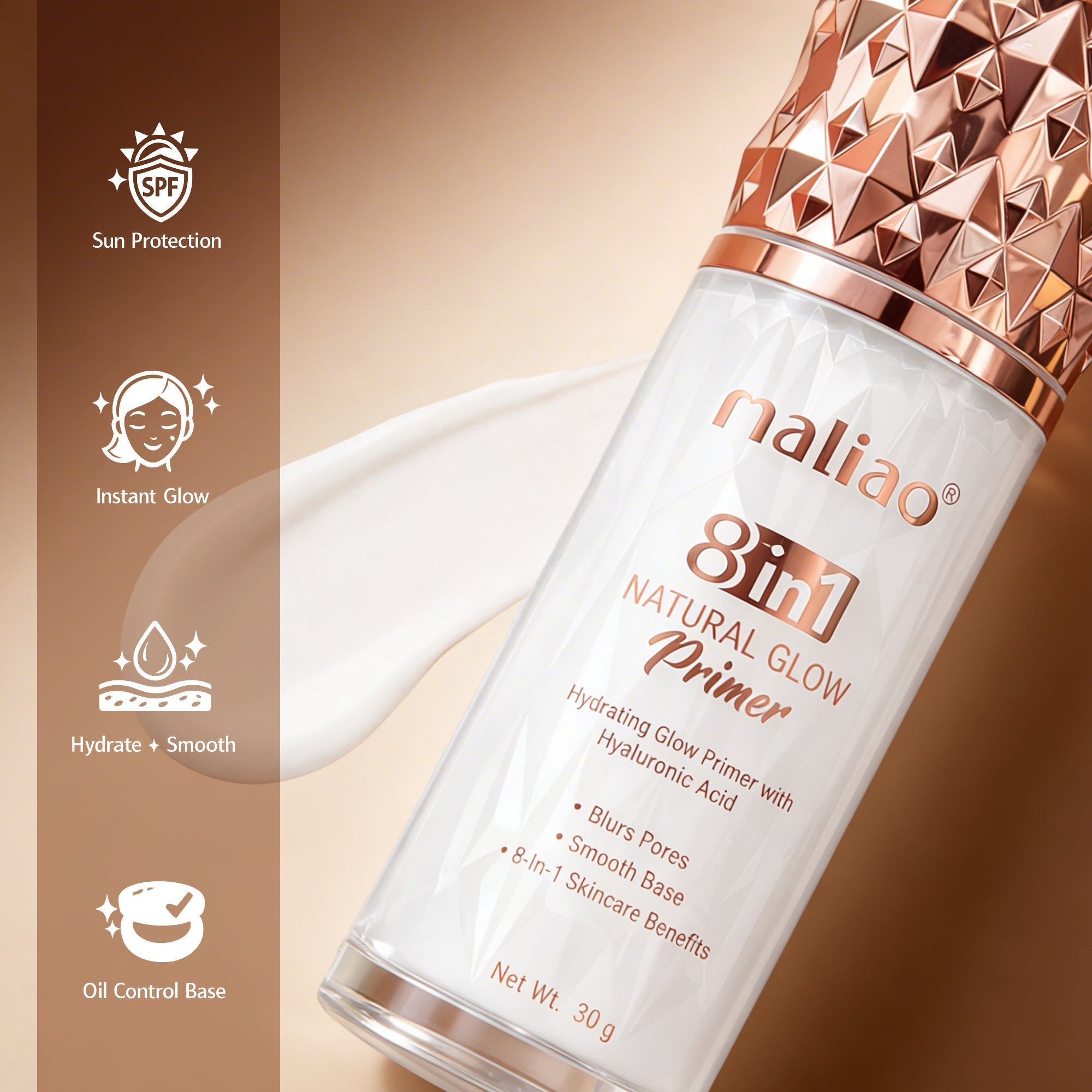 Maliao 8-In-1 Natural Glow Primer Face