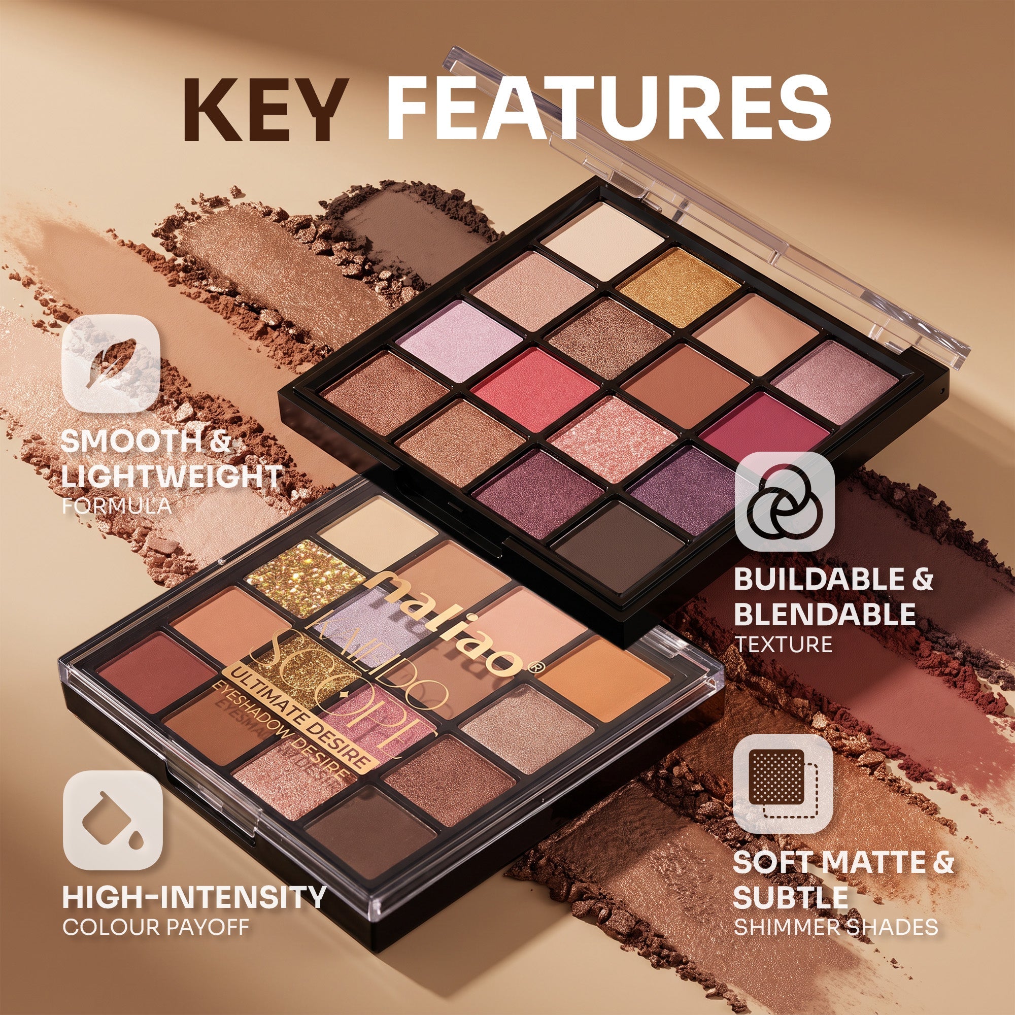 Maliao Kaleidoscope Ultimate Desire Eyeshadow Palette