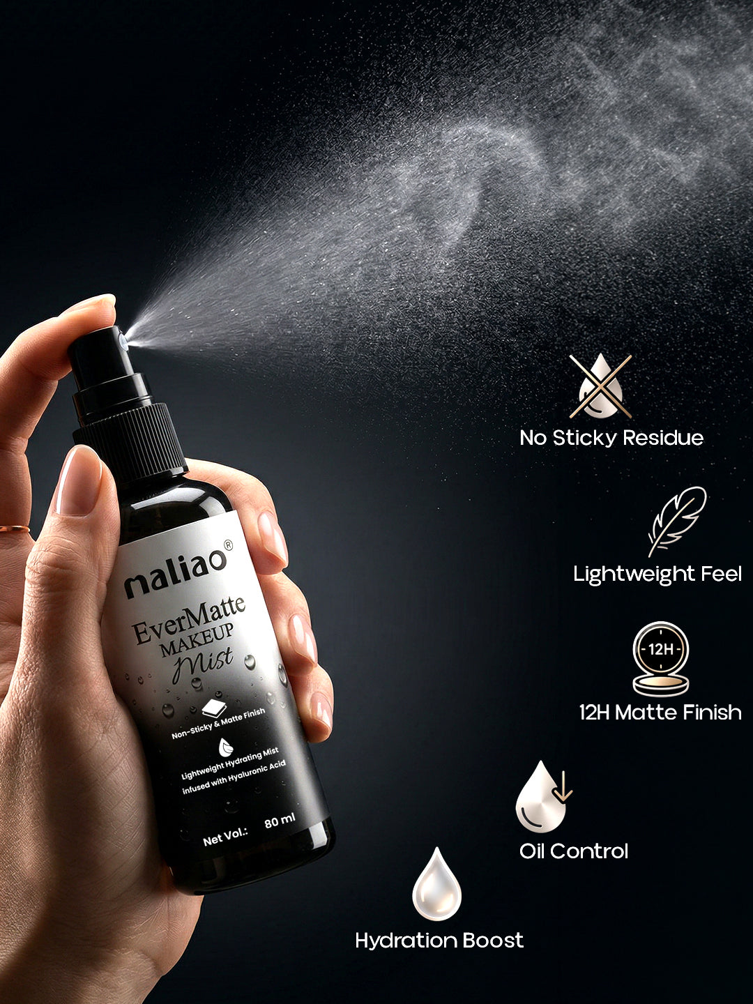 EverMatte Makeup Mist l Control Oil & Mist Refreshes Skin Instantly Face