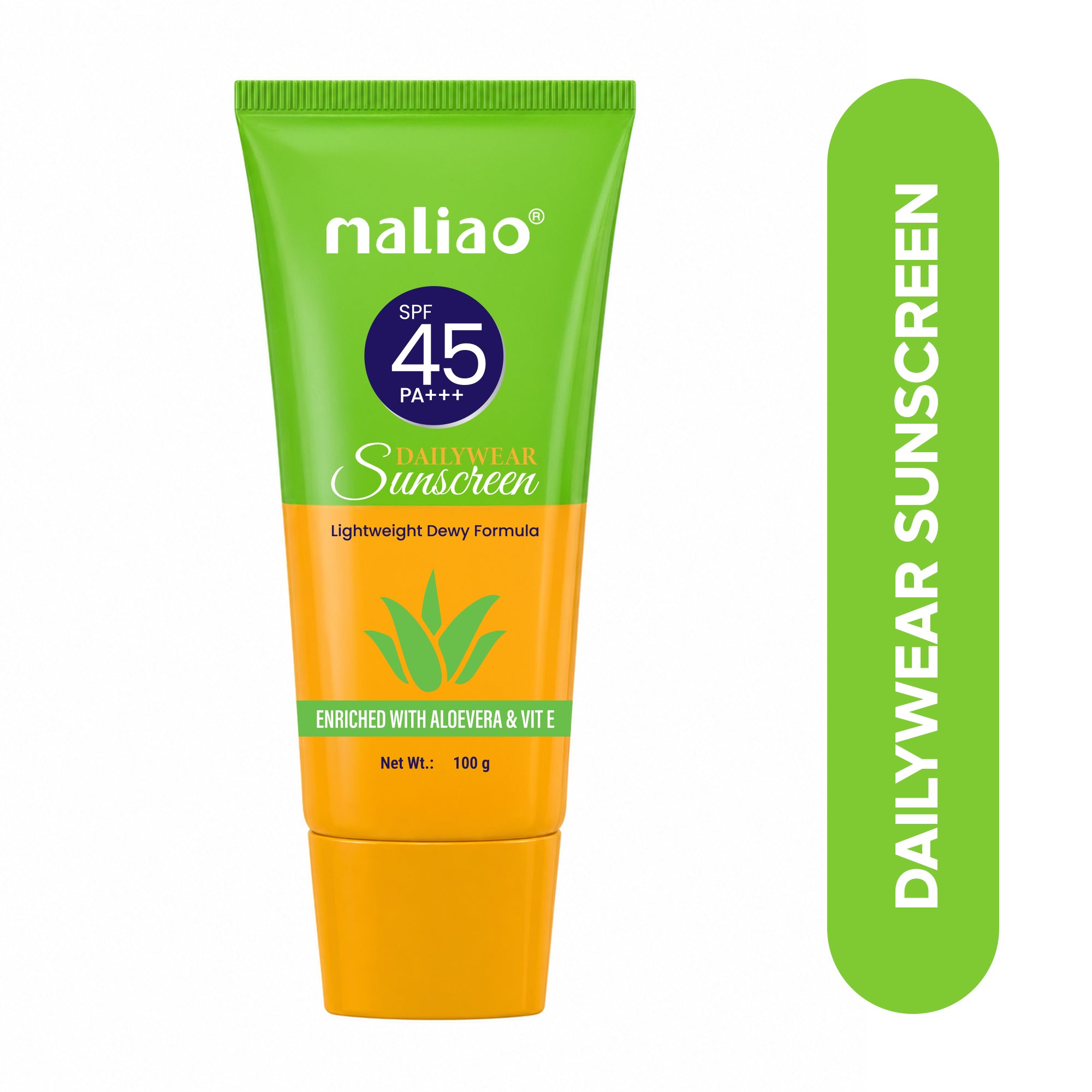 Maliao Dailywear Sunscreen SPF 45 PA+++ Face