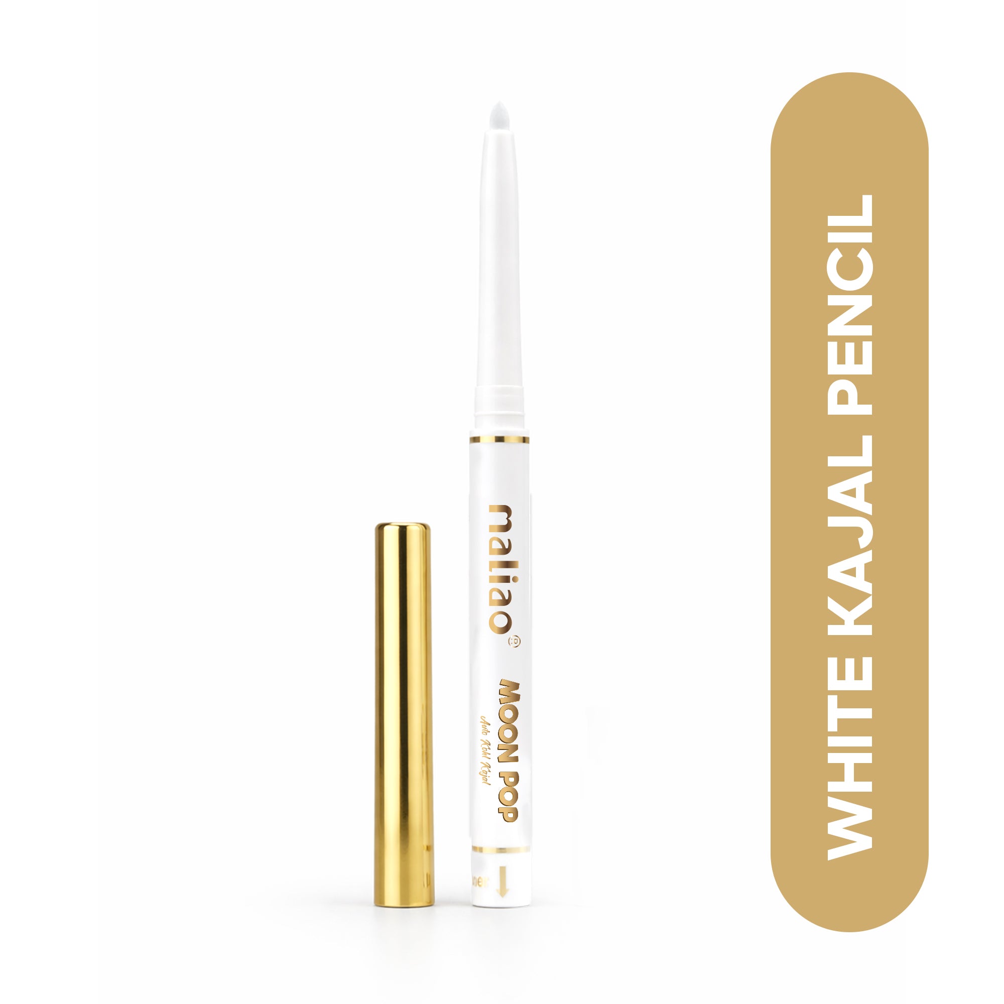 Maliao Love Me Waterproof White Kohl Kajal Pencil Eye